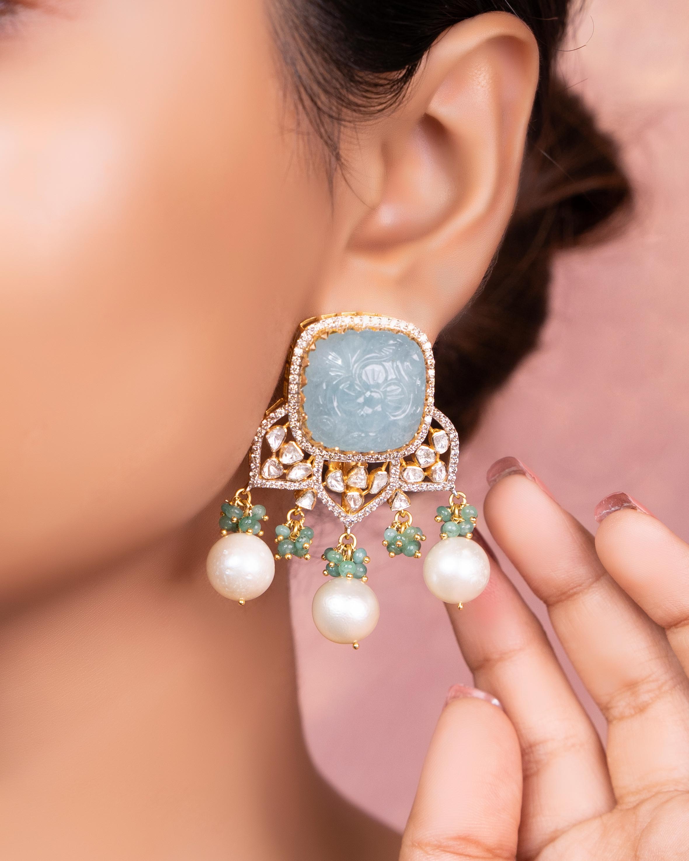 Jaylene Polki And Diamond Tops