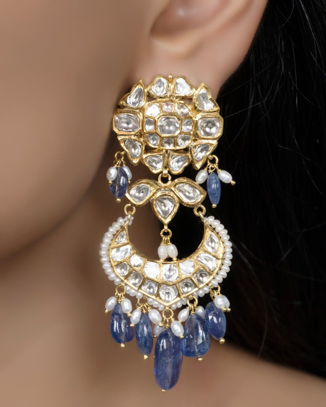 Prushti Jadau Polki Chandbalis