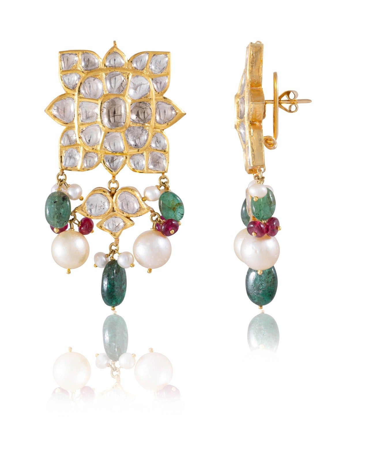 Rumaisa Jadau Polki Long Necklace - NO ORDERS