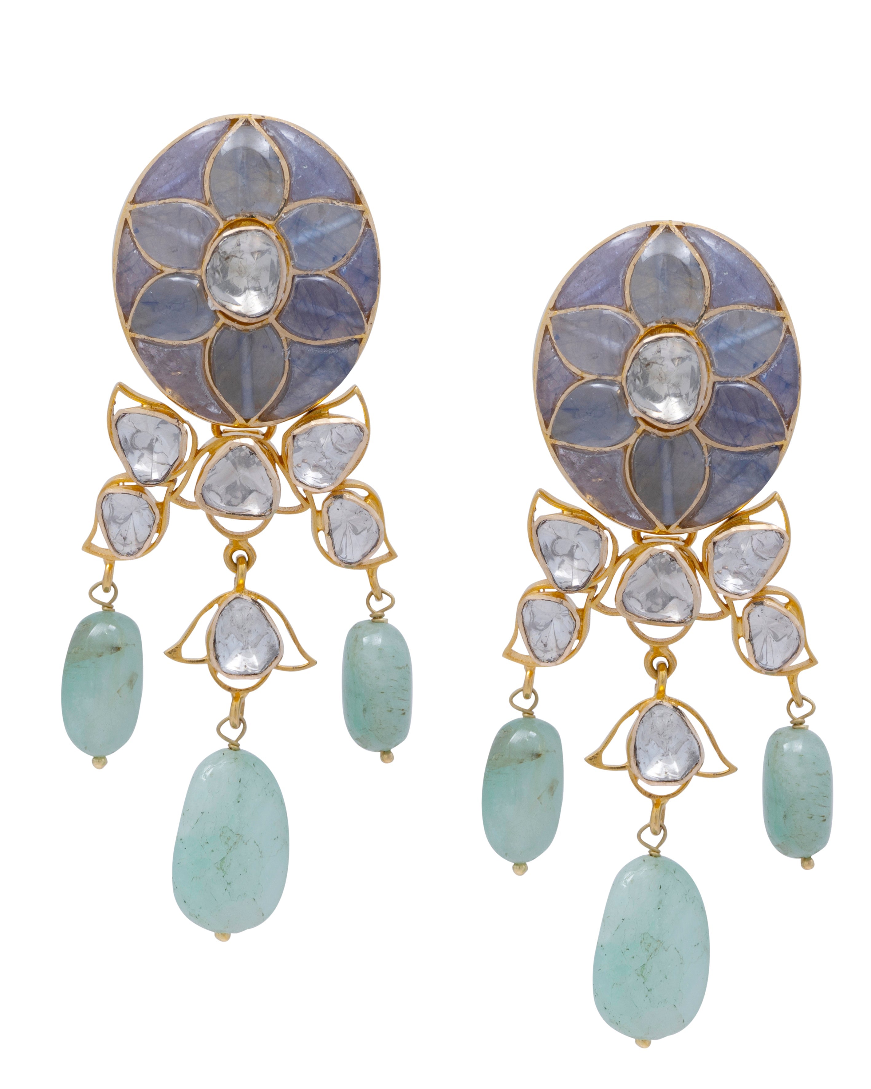 Bhavna Polki Long Earrings