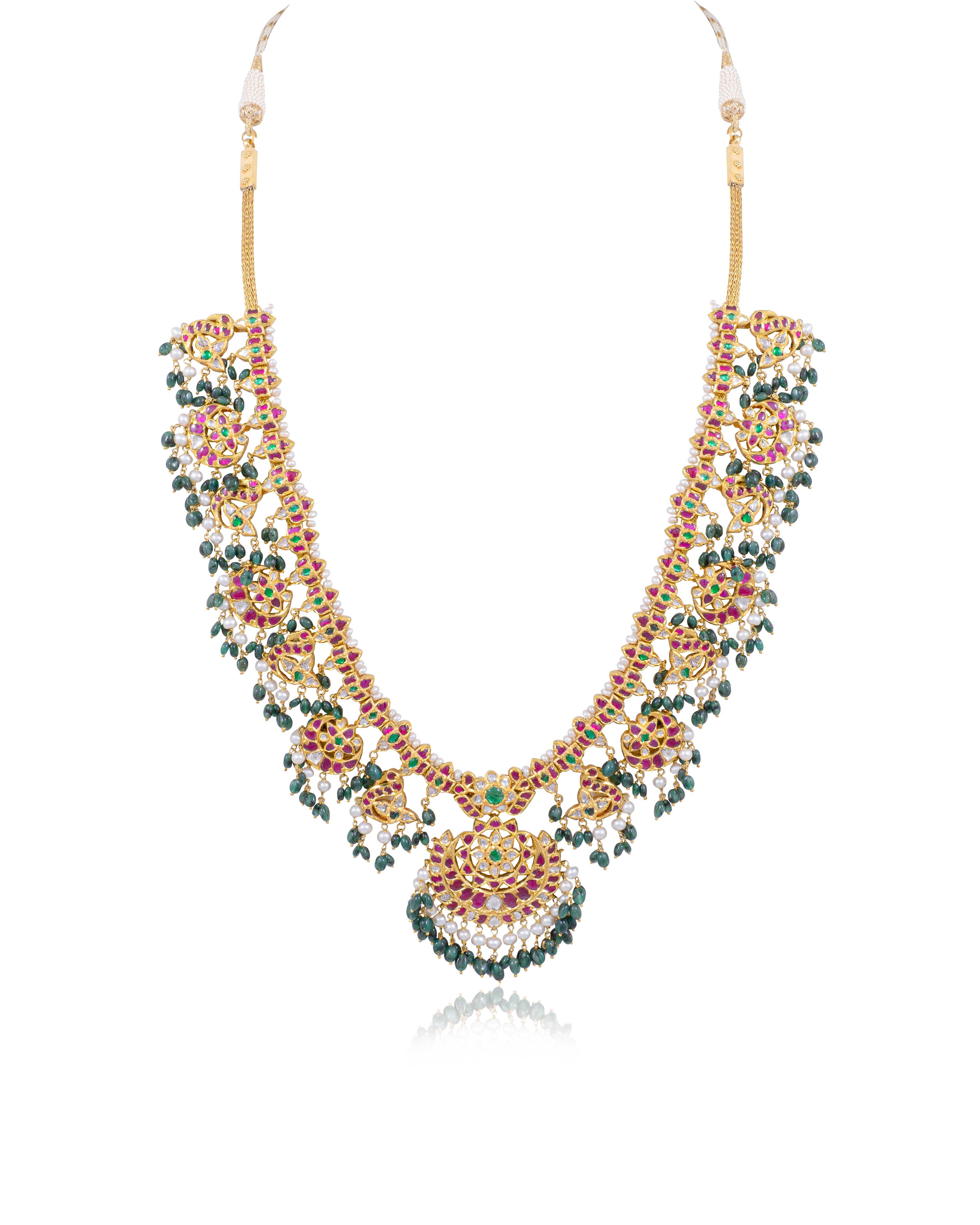 Sangita Jadau Polki Long Necklace