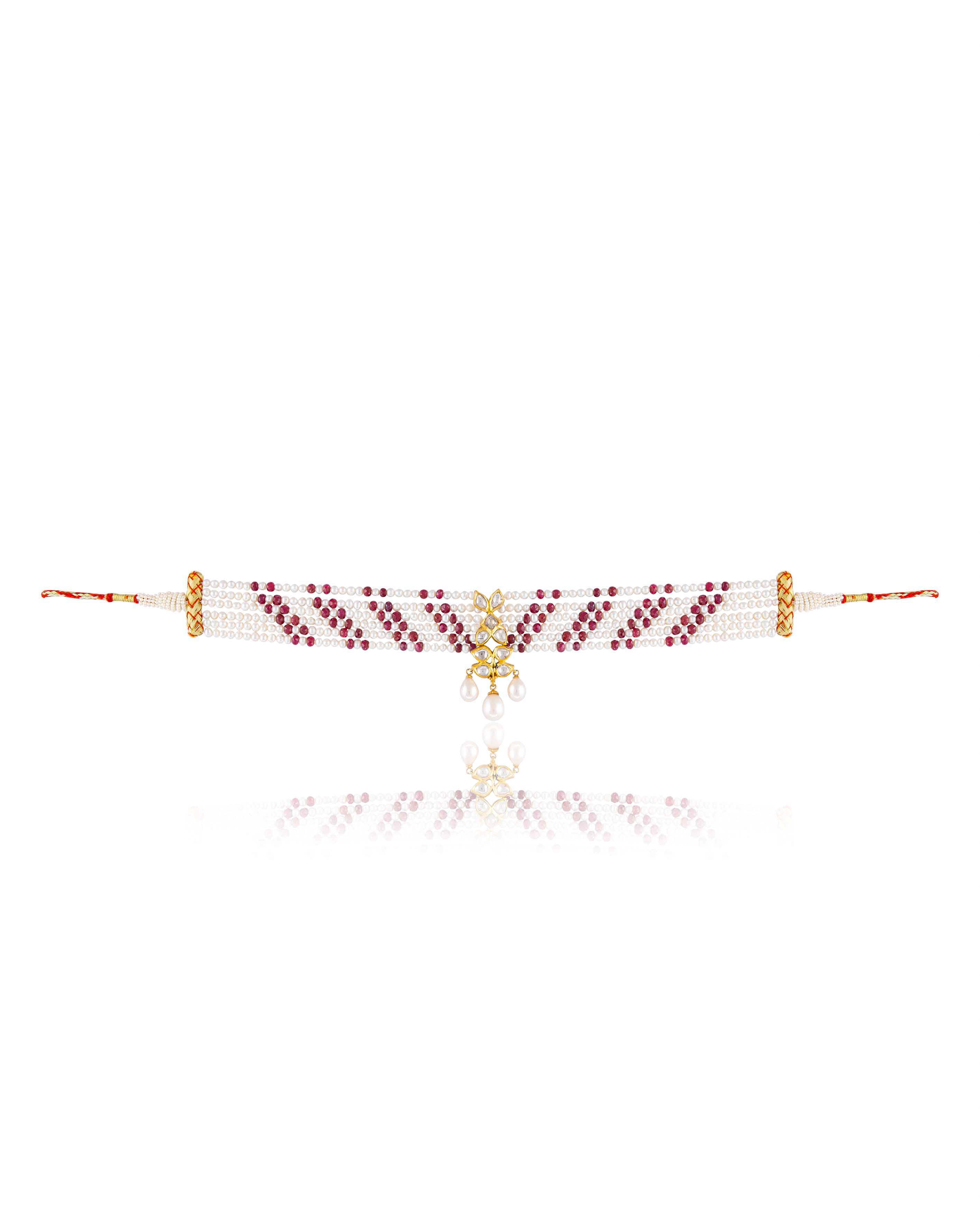 Mishthi Jadau Polki Bead Choker