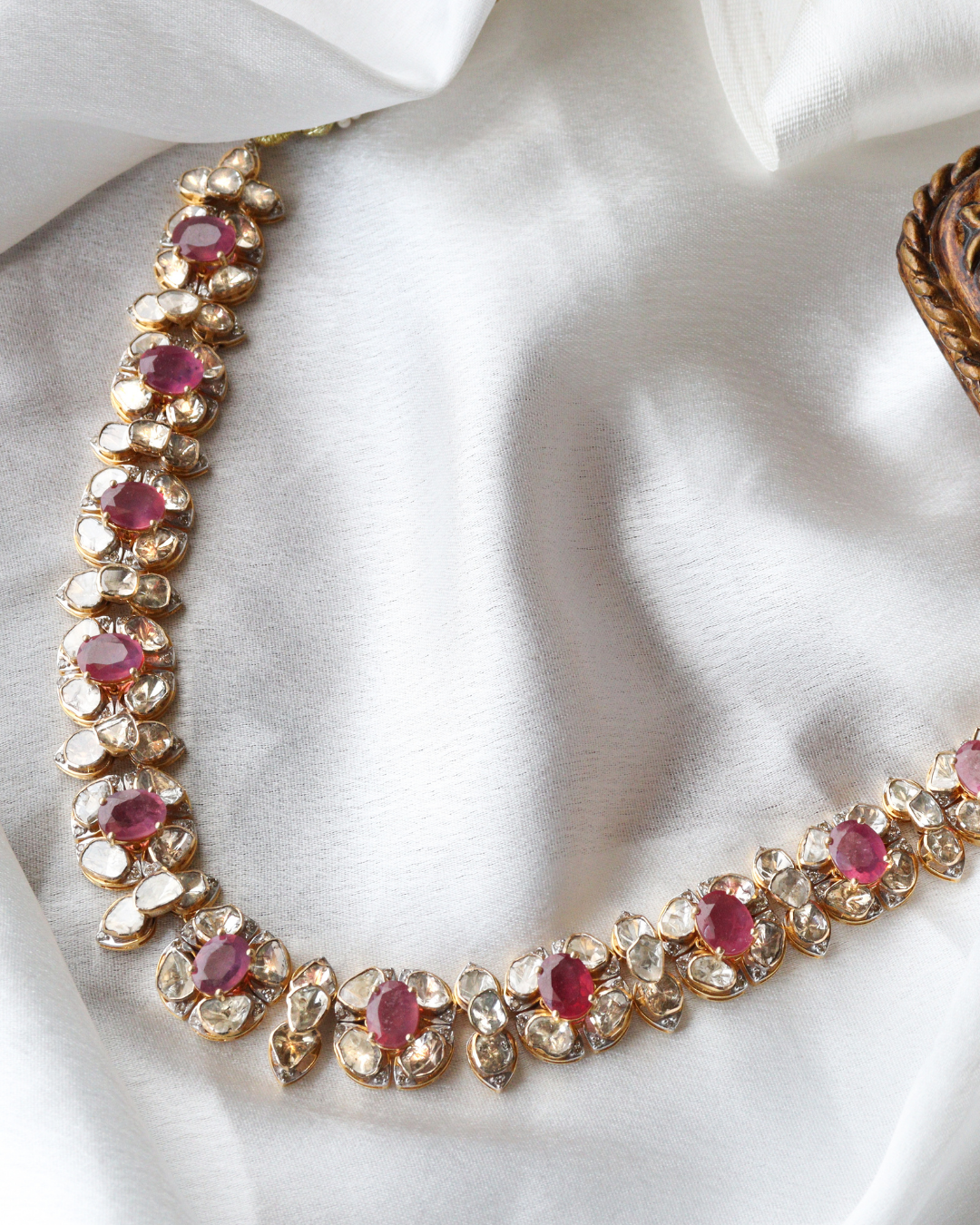 Emilia Polki And Diamond Necklace