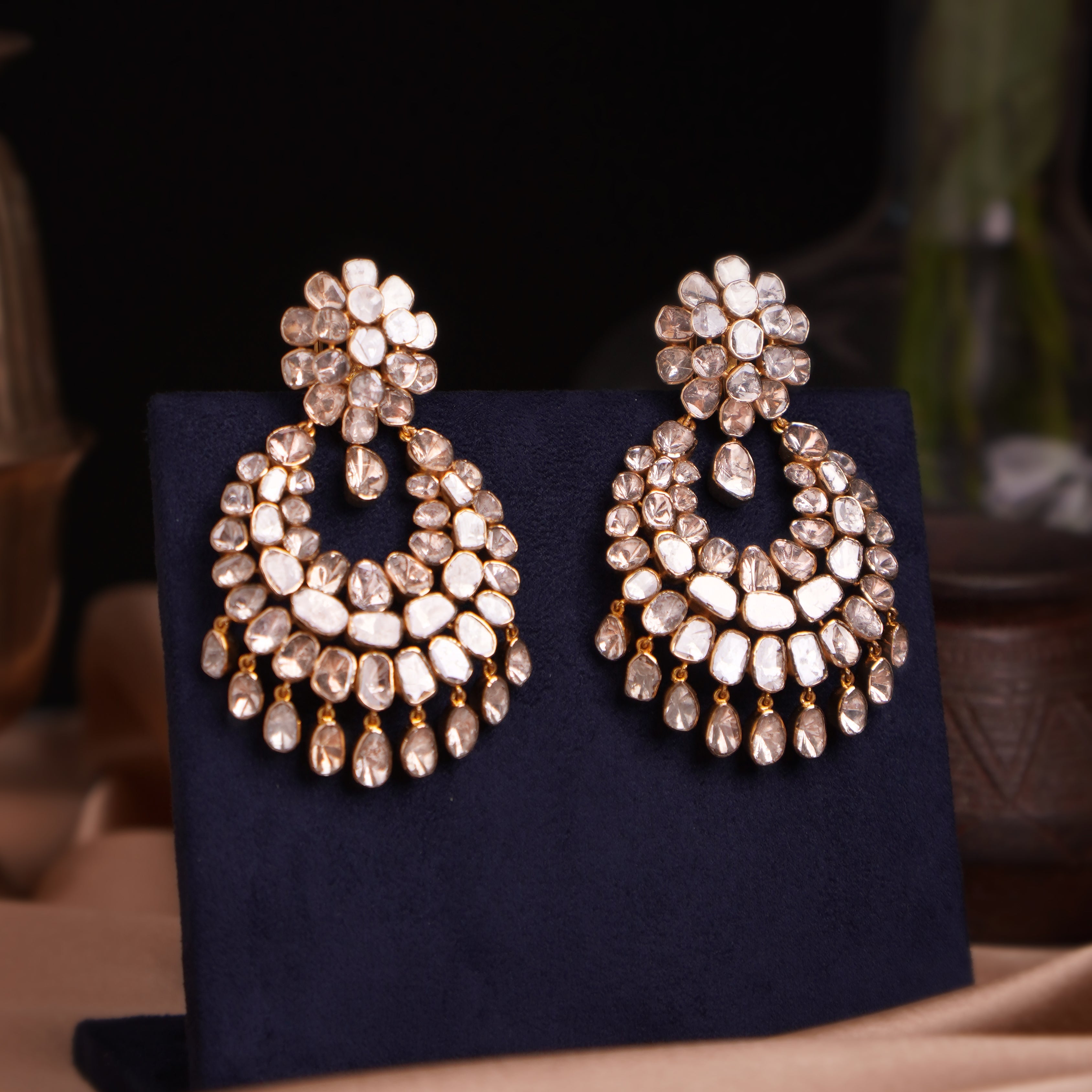 Jazmine Polki Chandbalis