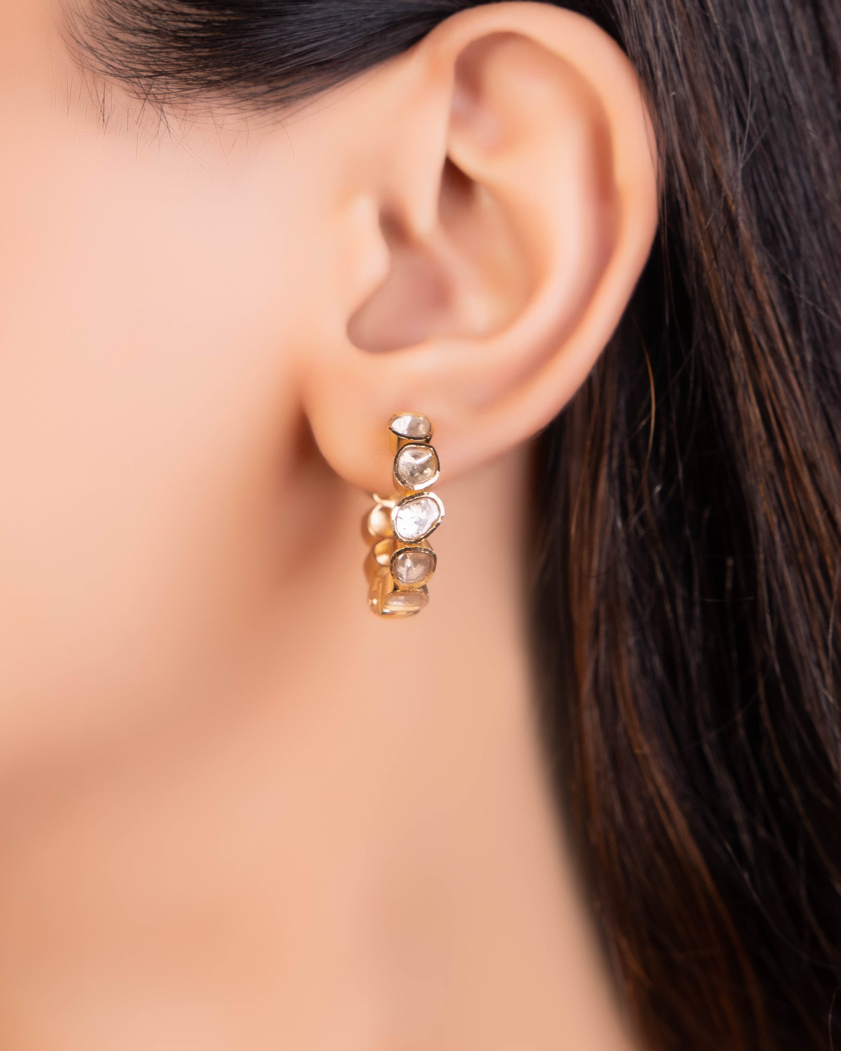 Melba Polki Earrings