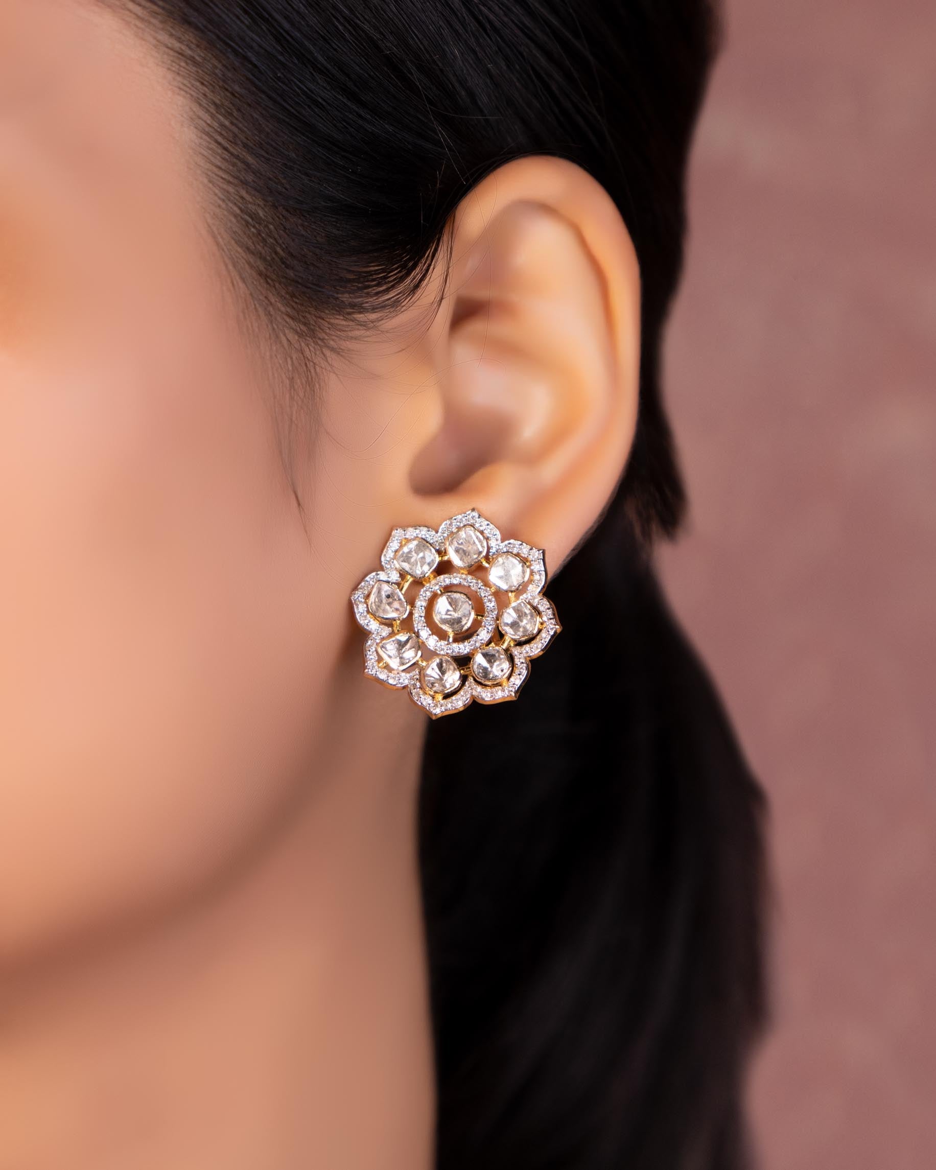 Kanika Polki And Diamond Tops