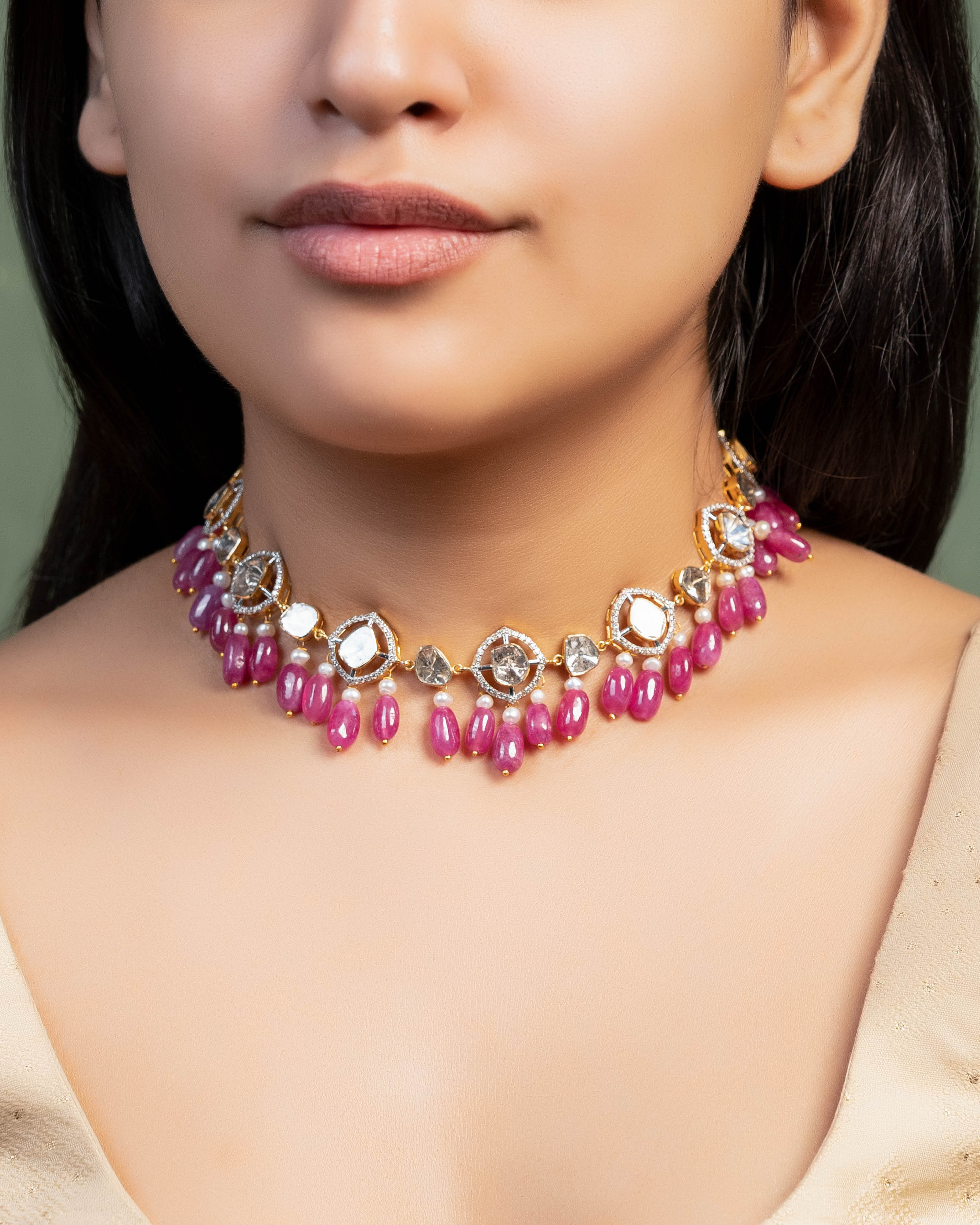 Mireya Polki And Diamond Choker