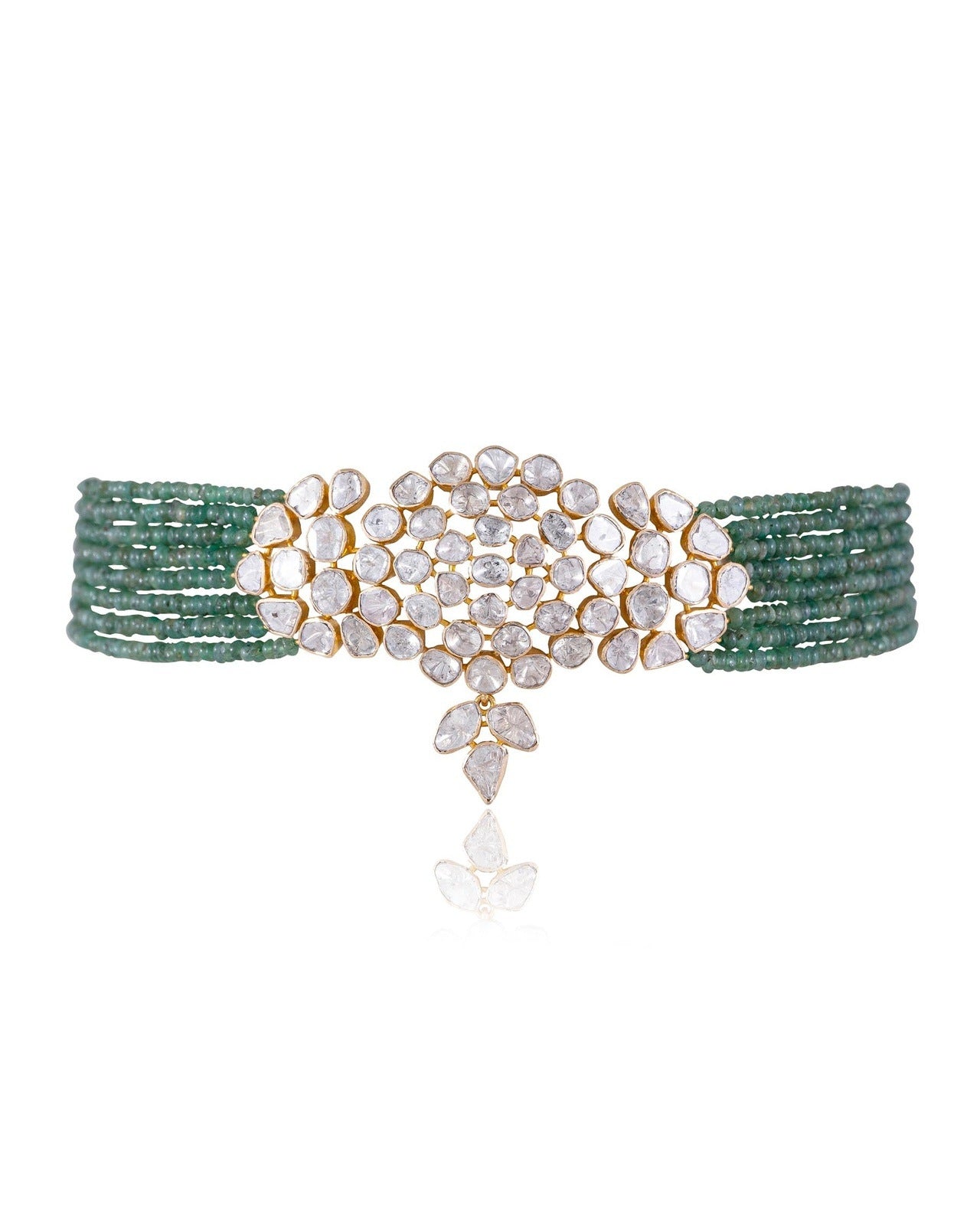 Gurleen Polki Bead Choker