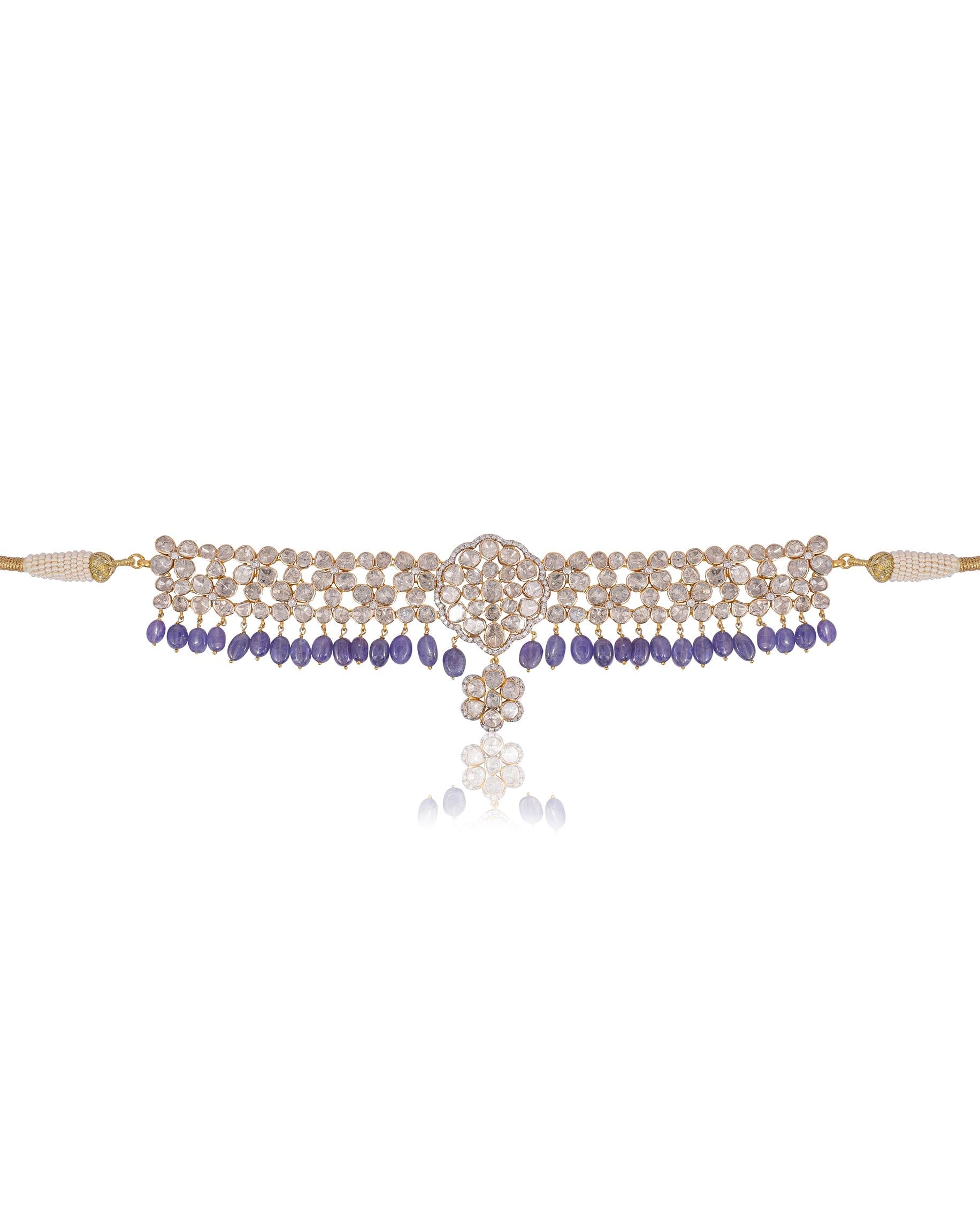 Urvashi Polki And Diamond Choker