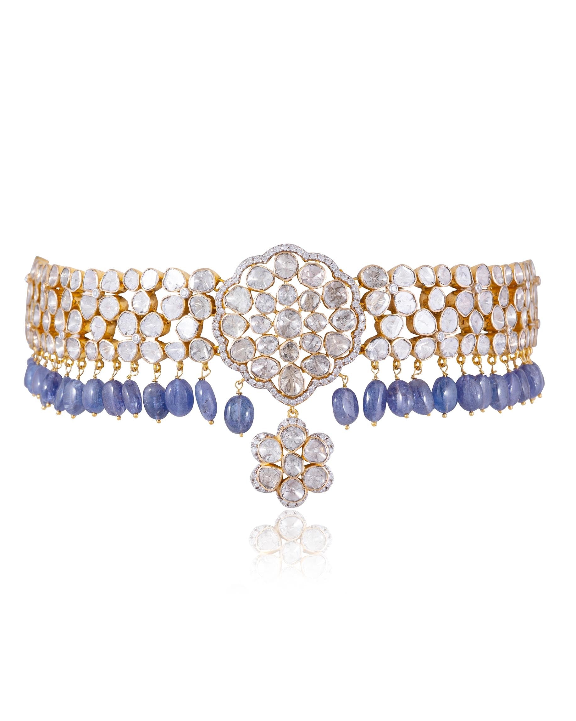 Urvashi Polki And Diamond Choker