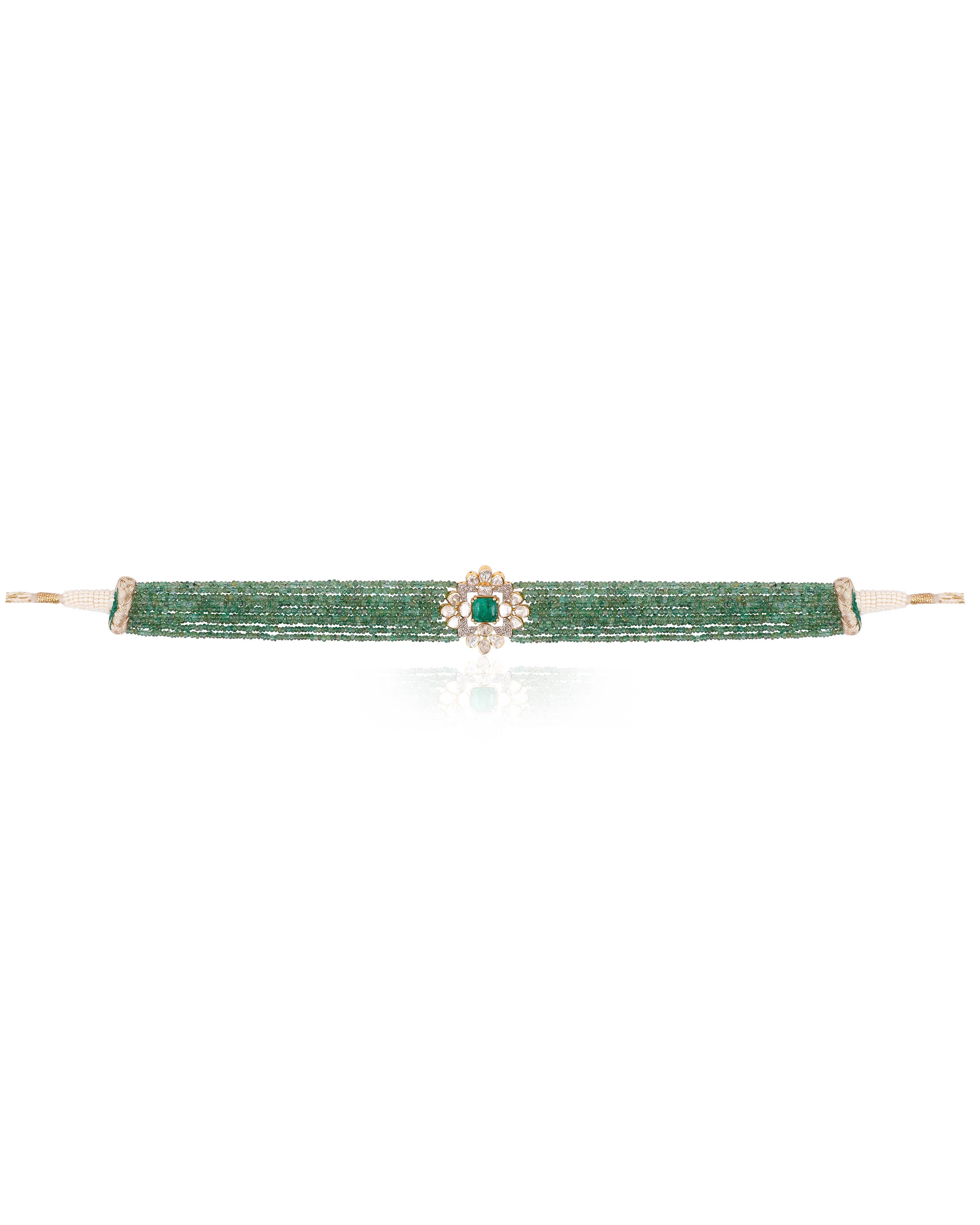 Shruti Polki Bead Choker