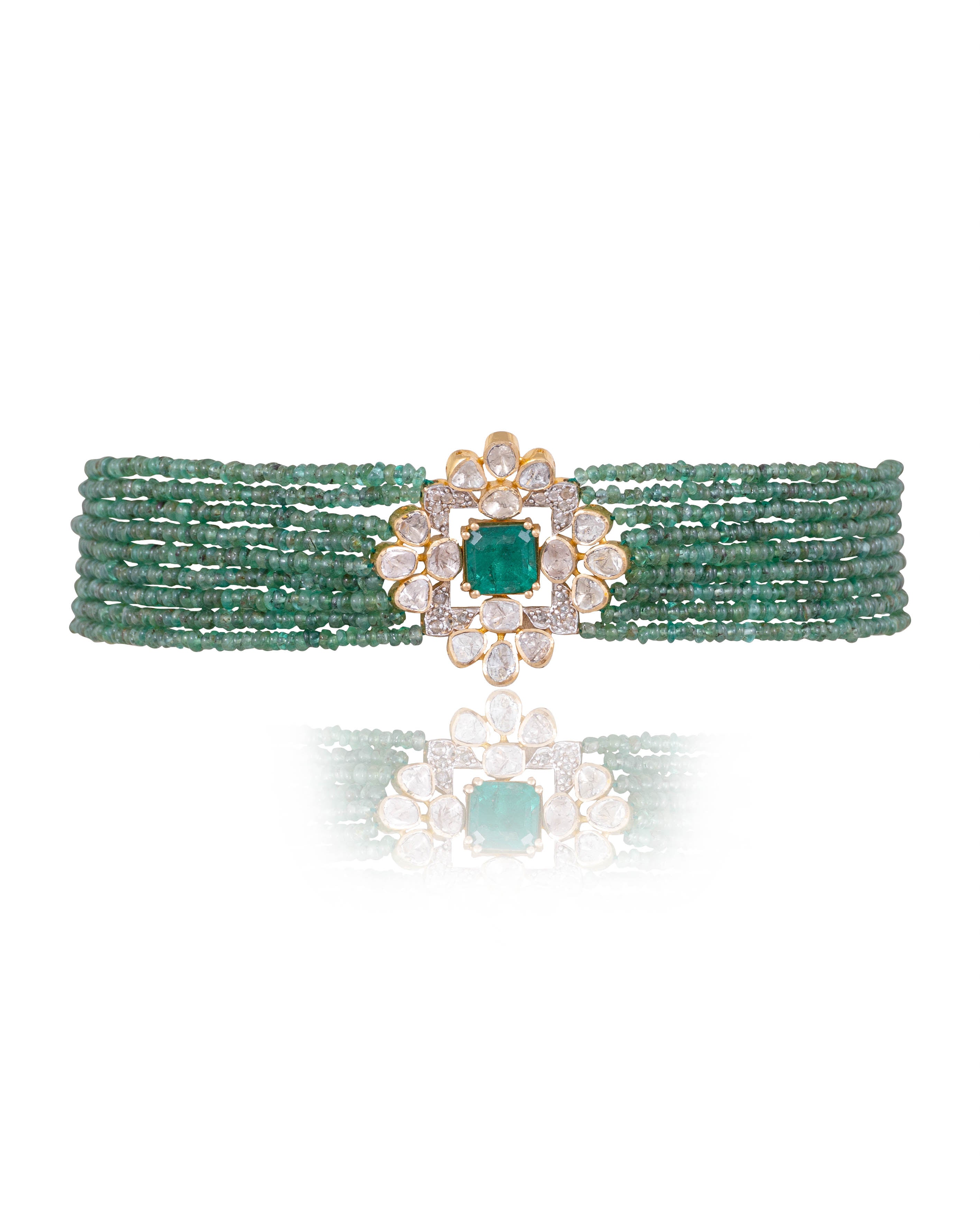 Shruti Polki Bead Choker