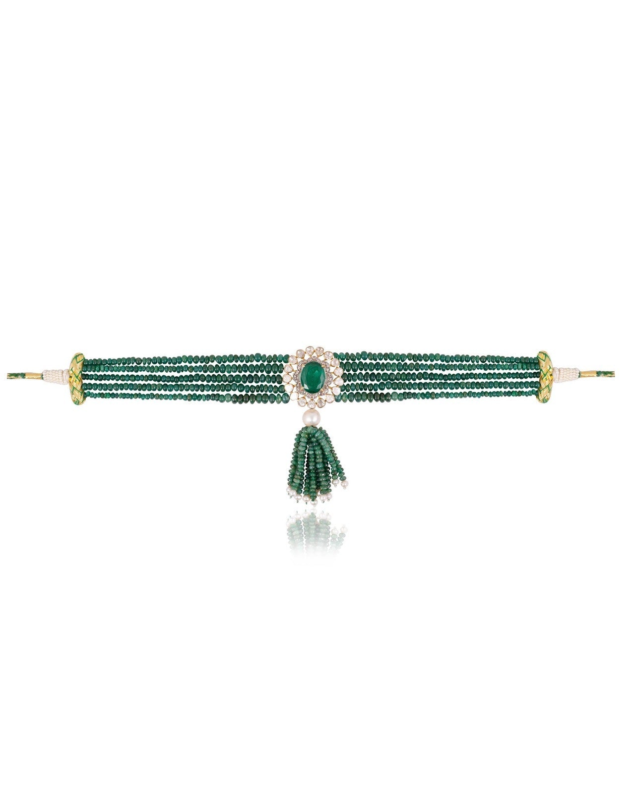 Hania Polki Bead Choker