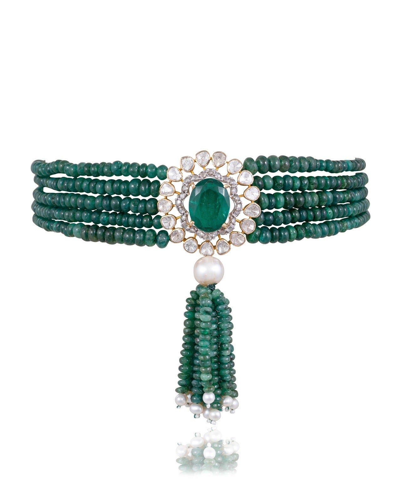 Hania Polki Bead Choker