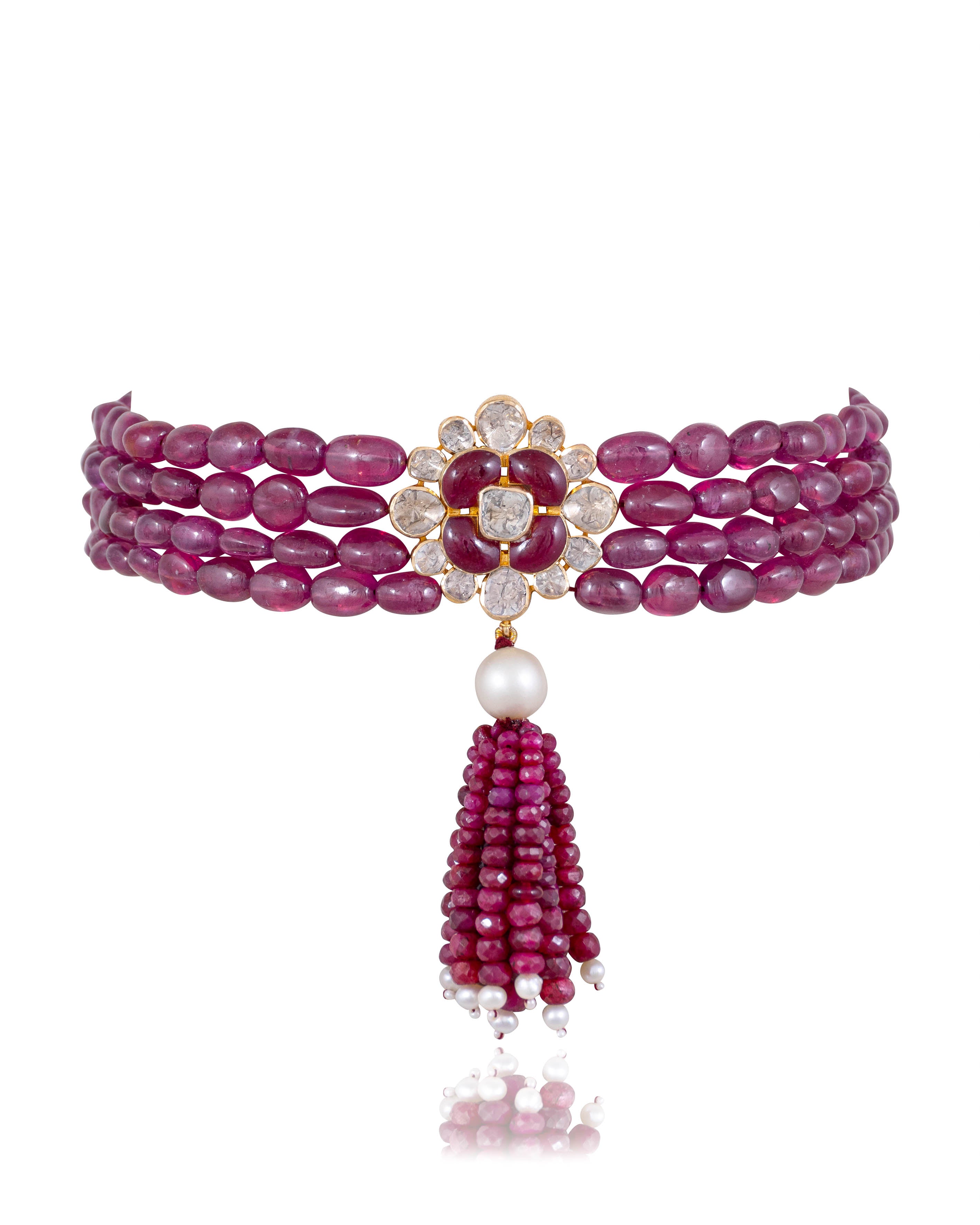 Vansika Polki Bead Choker