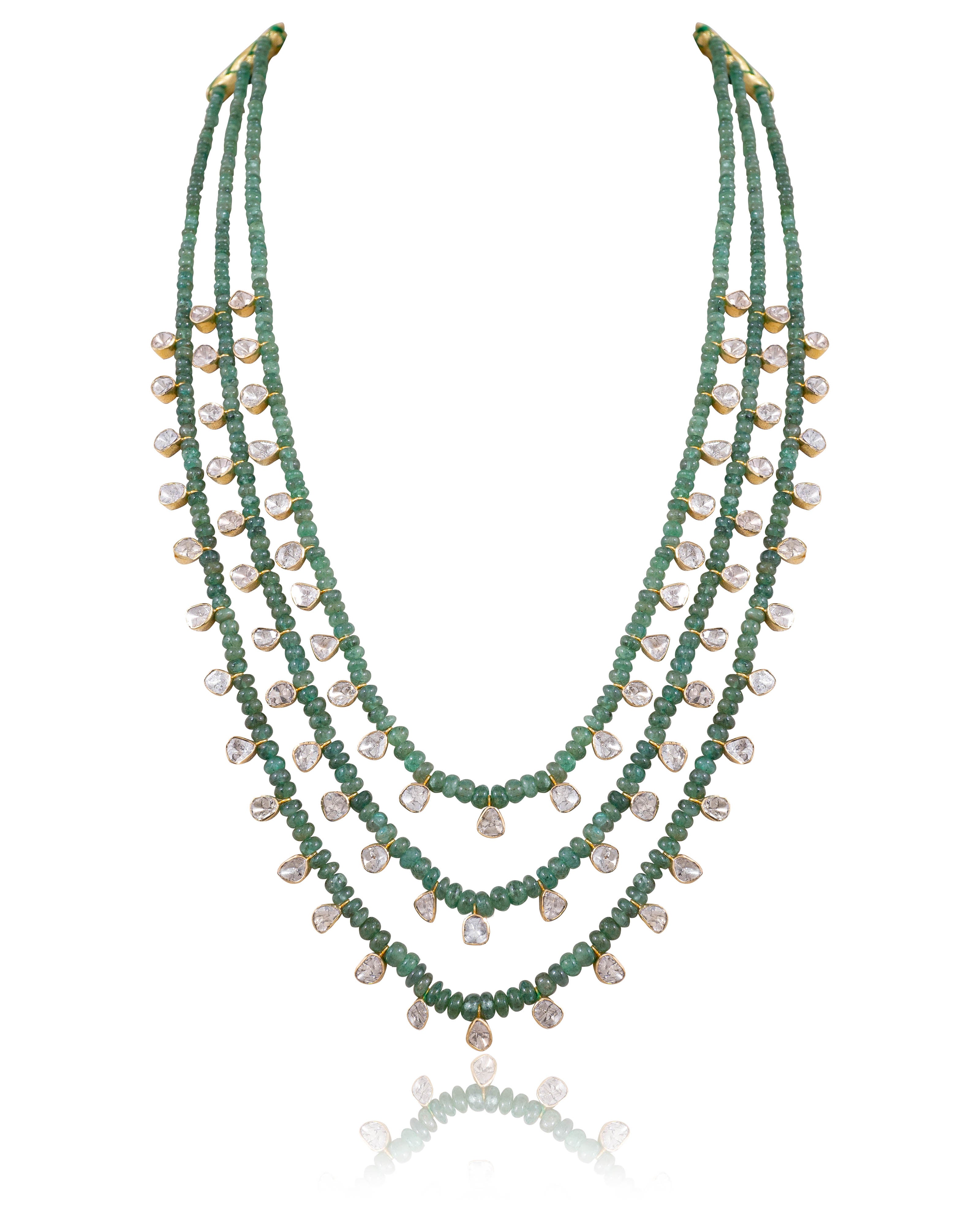 Nirva Polki Long Necklace