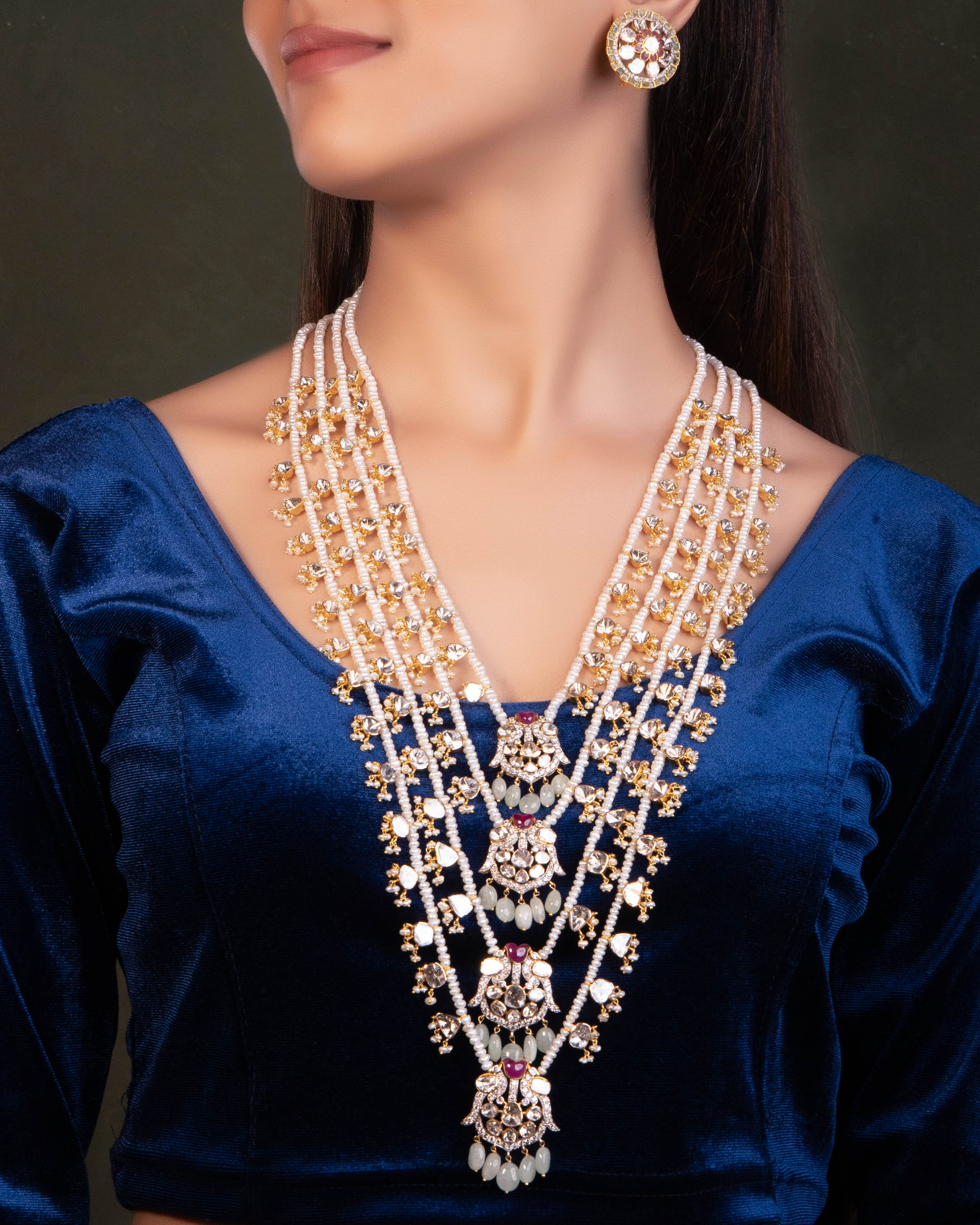 Tisha Polki And Diamond Tops