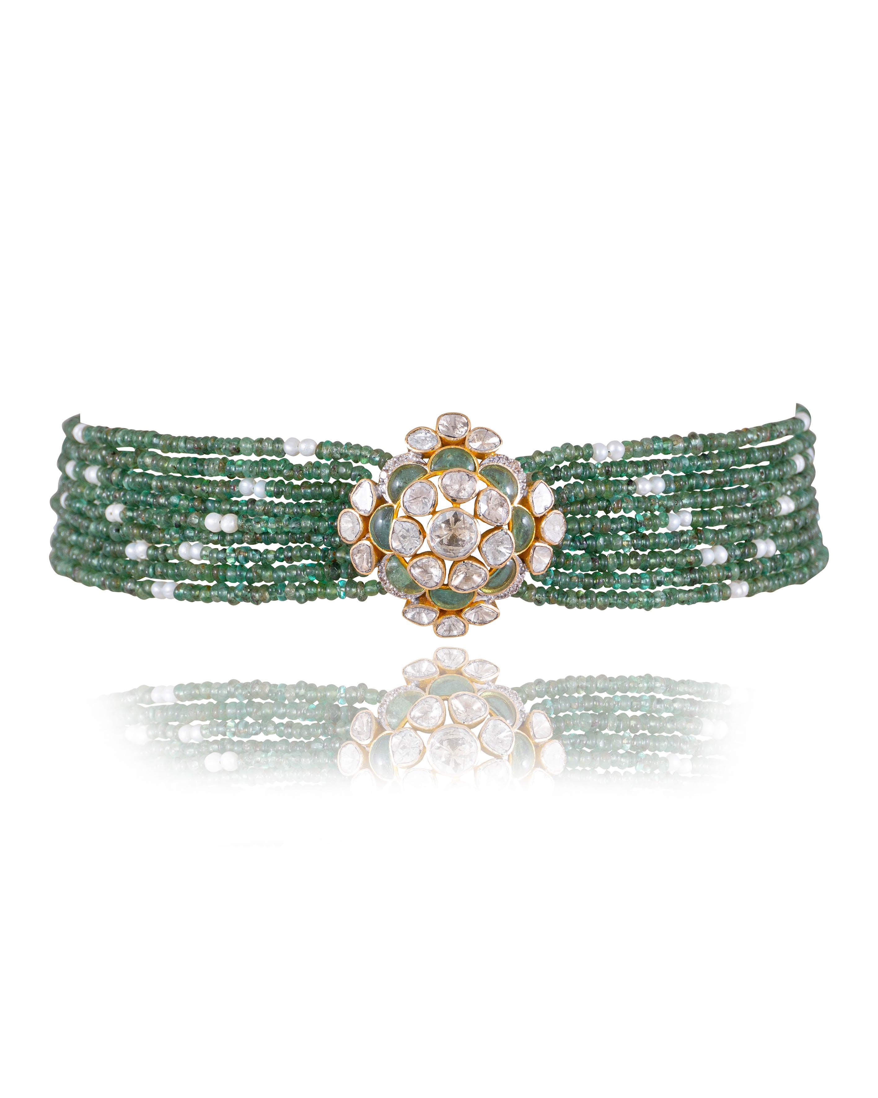 NO ORDERS - Rakul Polki Bead Choker