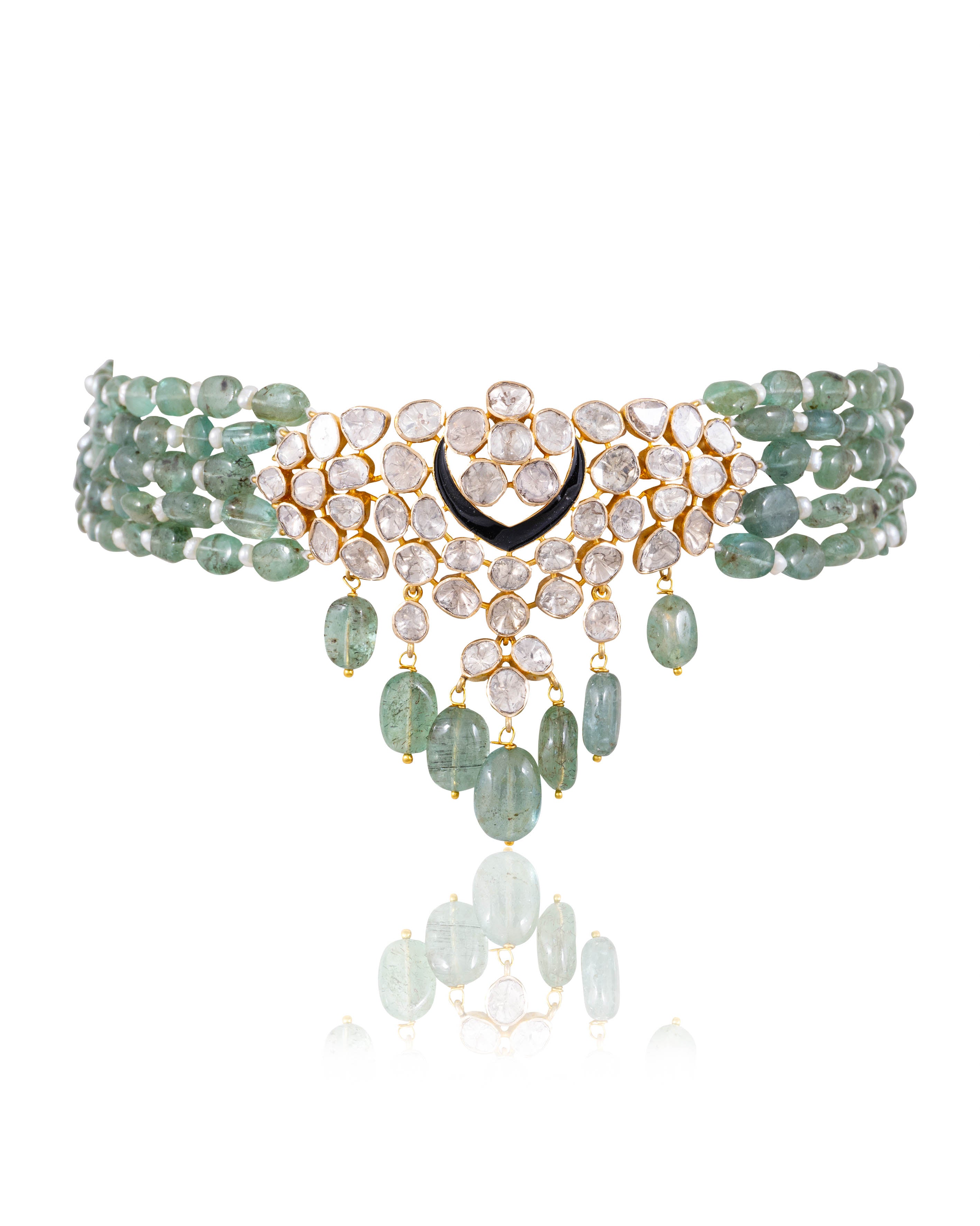 Ritu Polki Bead Choker