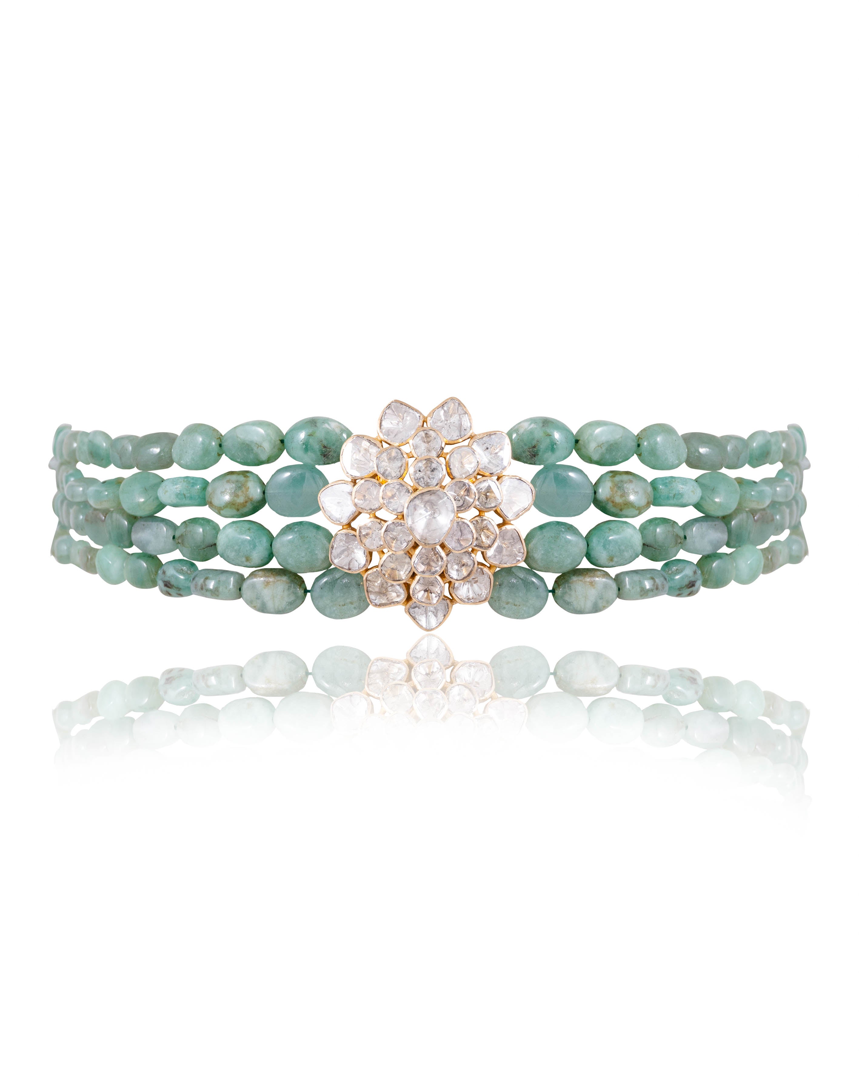 Latika Polki Bead Choker