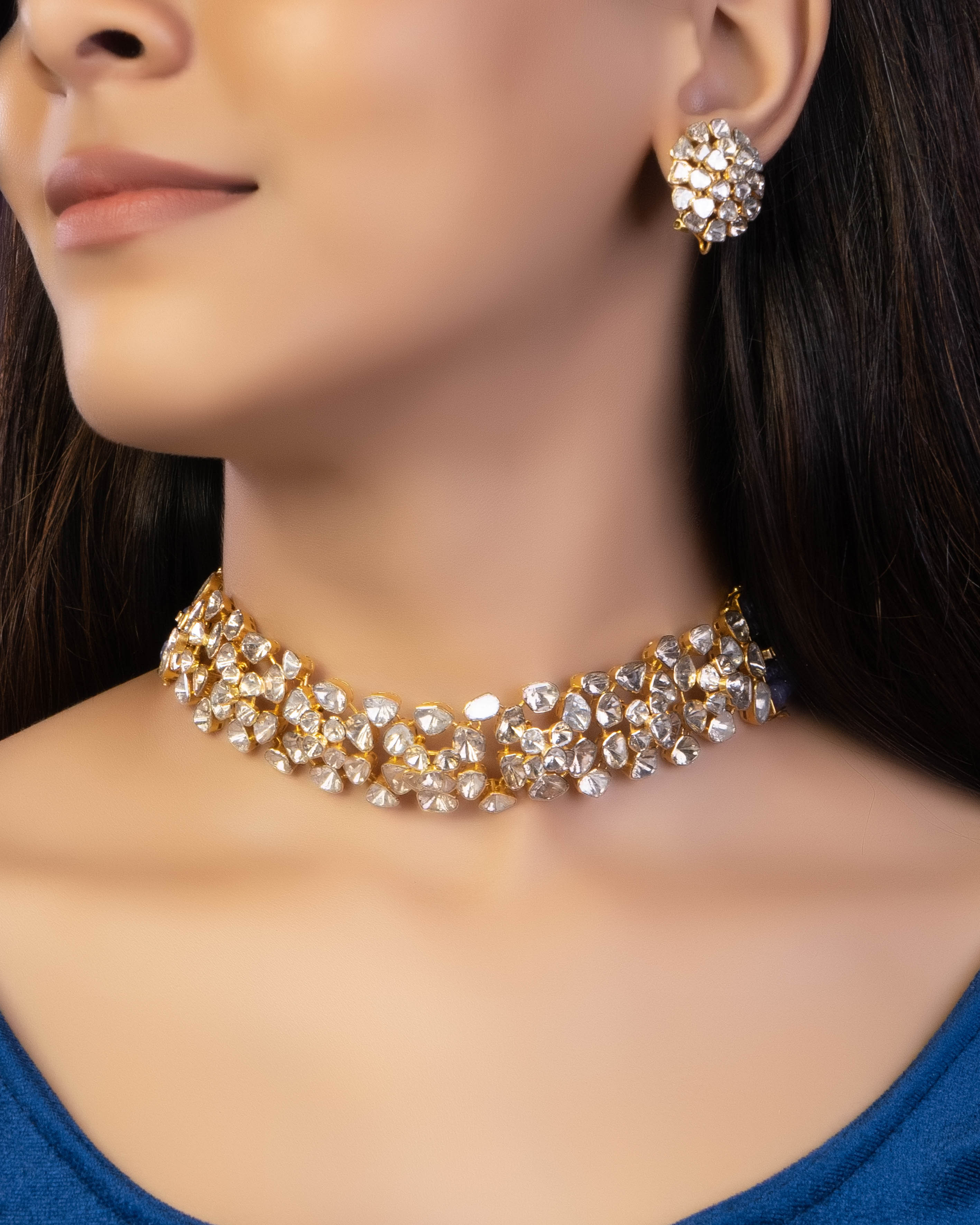 Tejal Polki Bead Choker