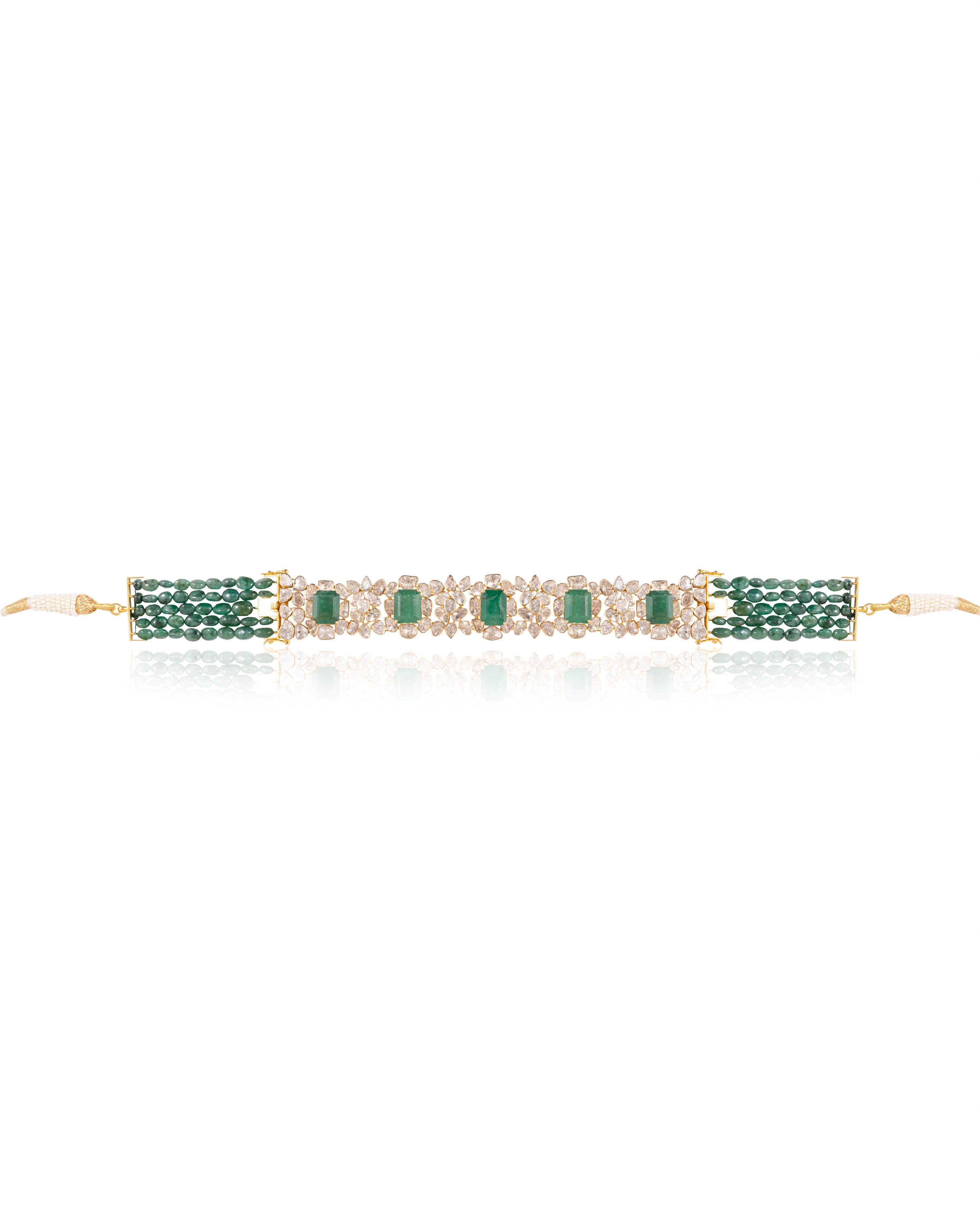 Sakina Polki Bead Choker