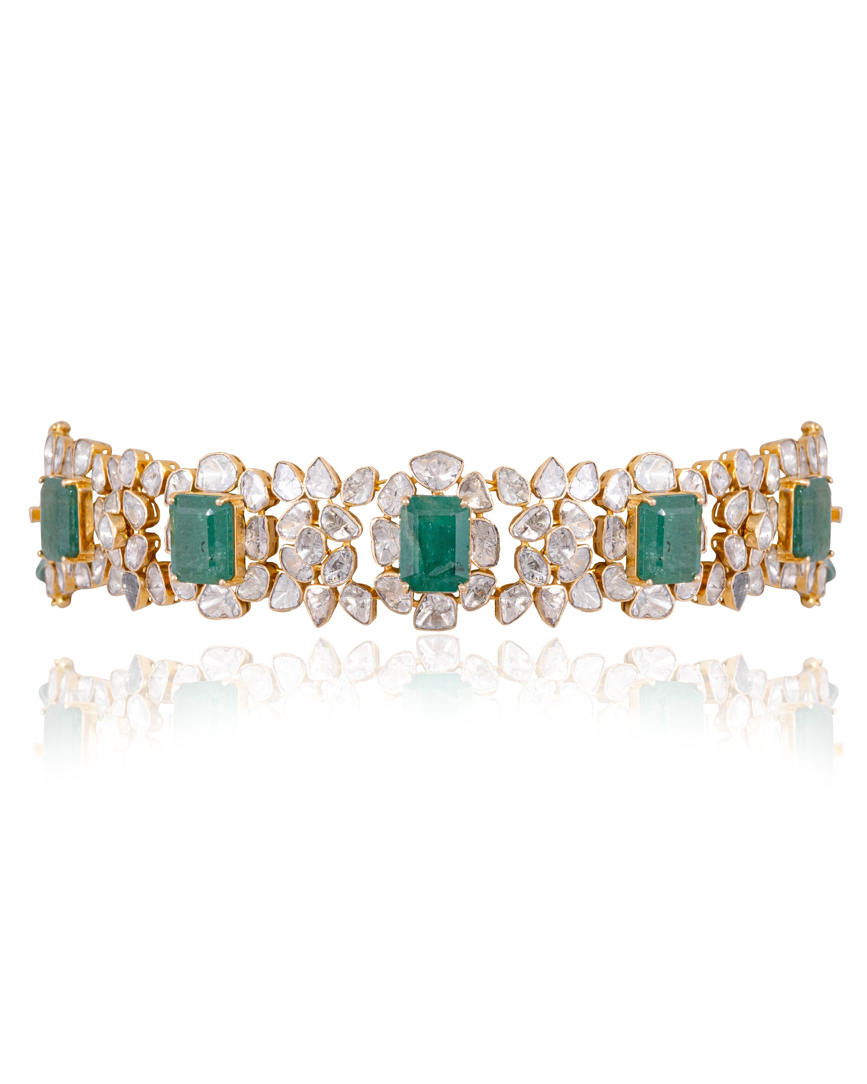 Sakina Polki Bead Choker