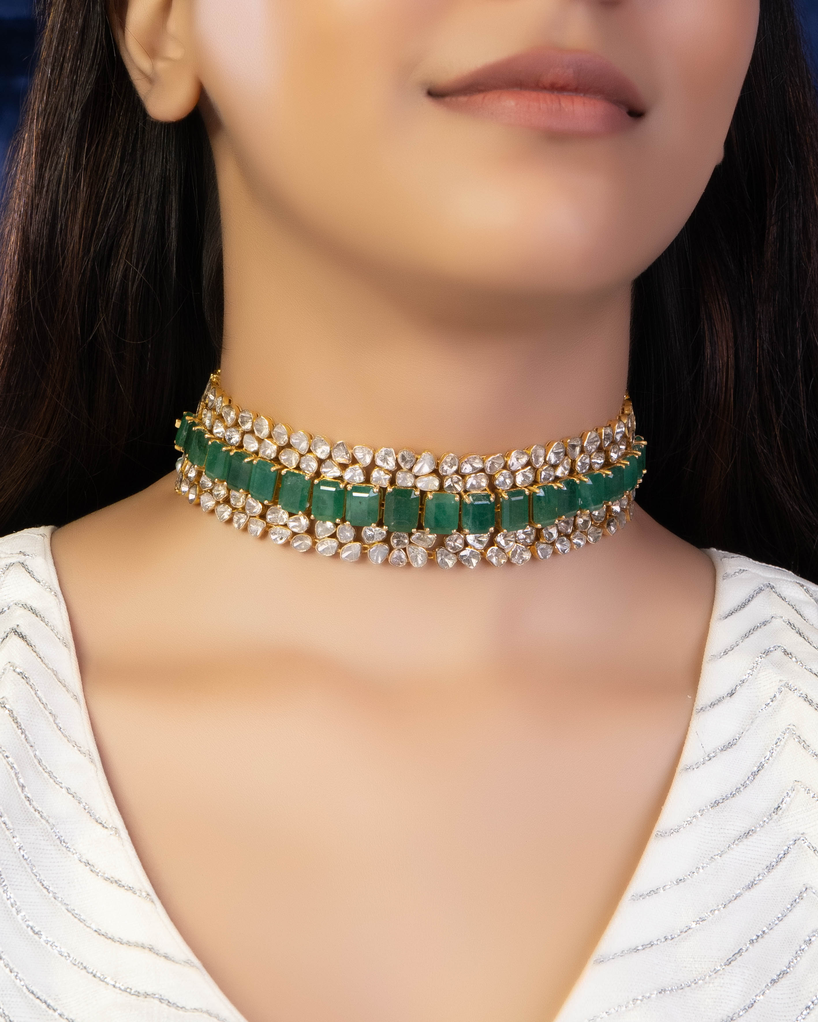 Vantasha Polki Bead Choker