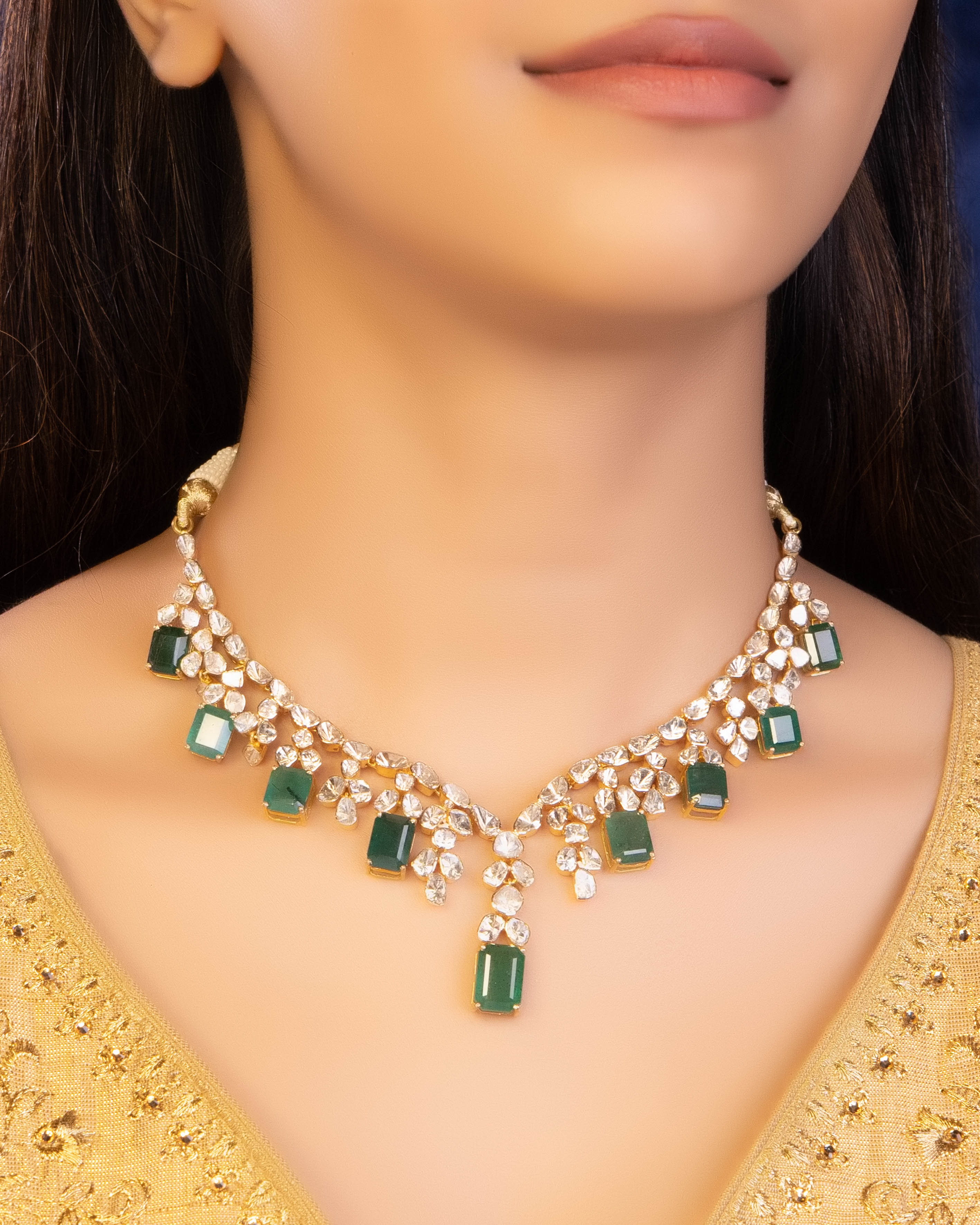 Afsha Polki Necklace