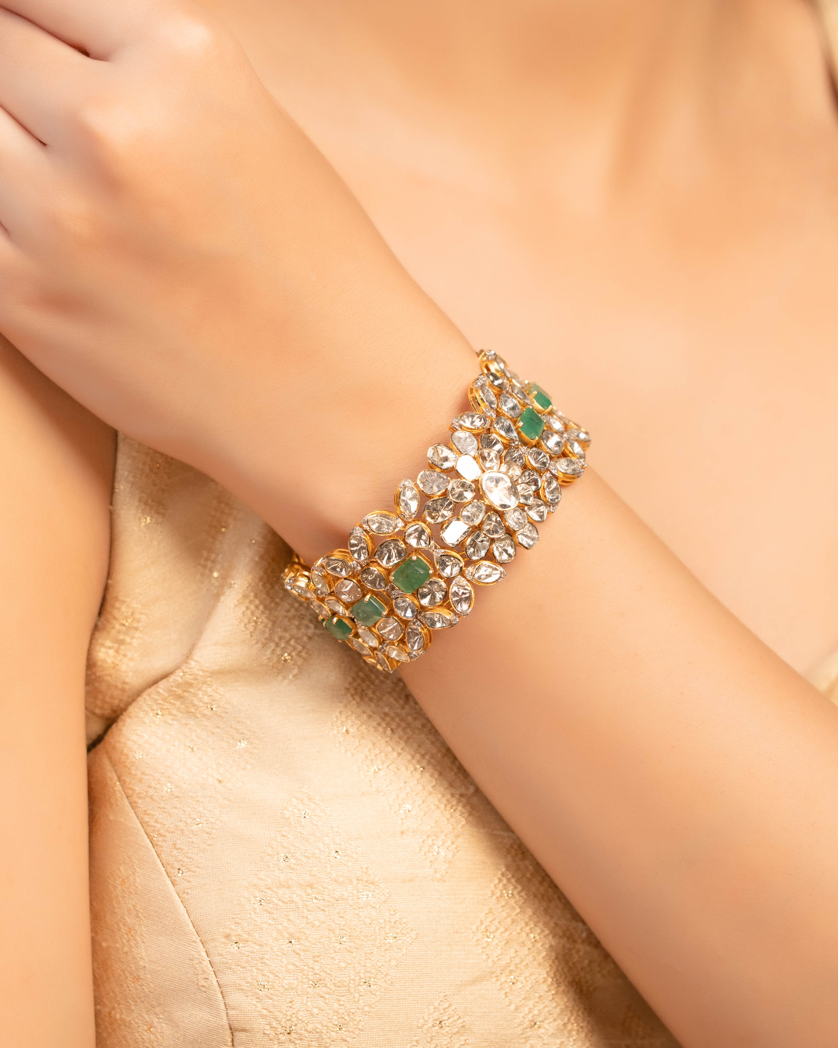 Tanuja Polki And Diamond Choker