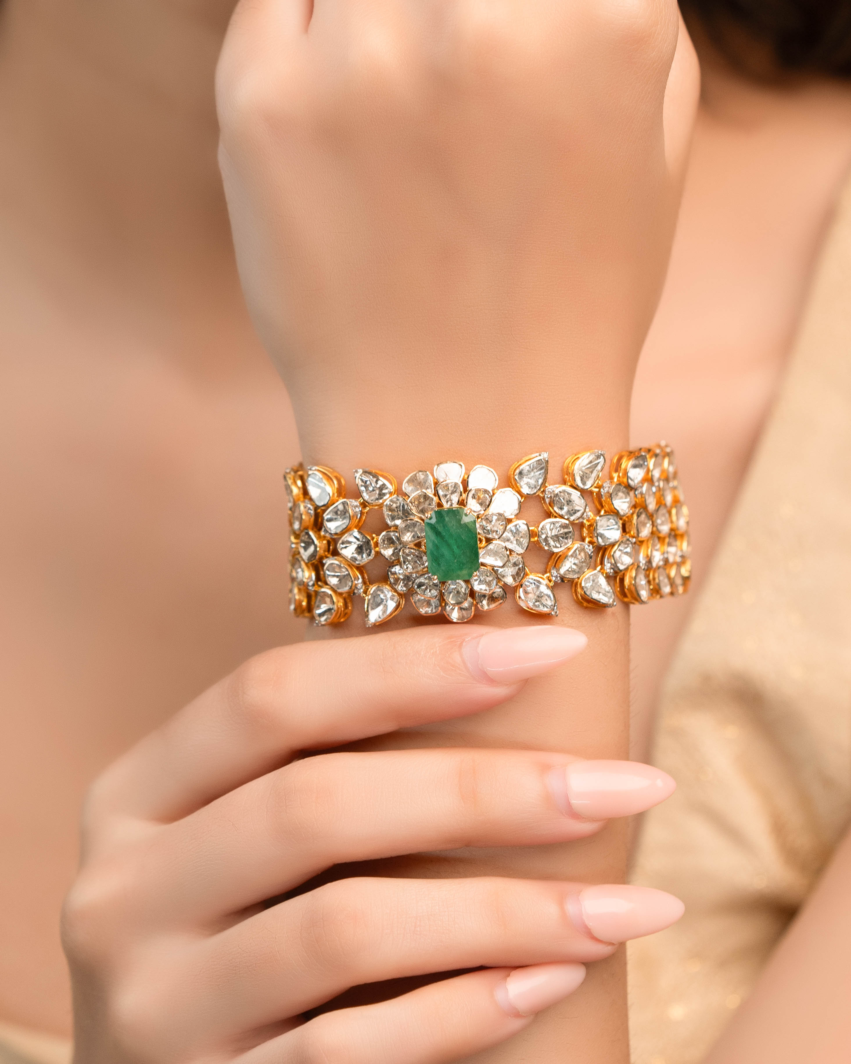 Zia Polki And Diamond Choker