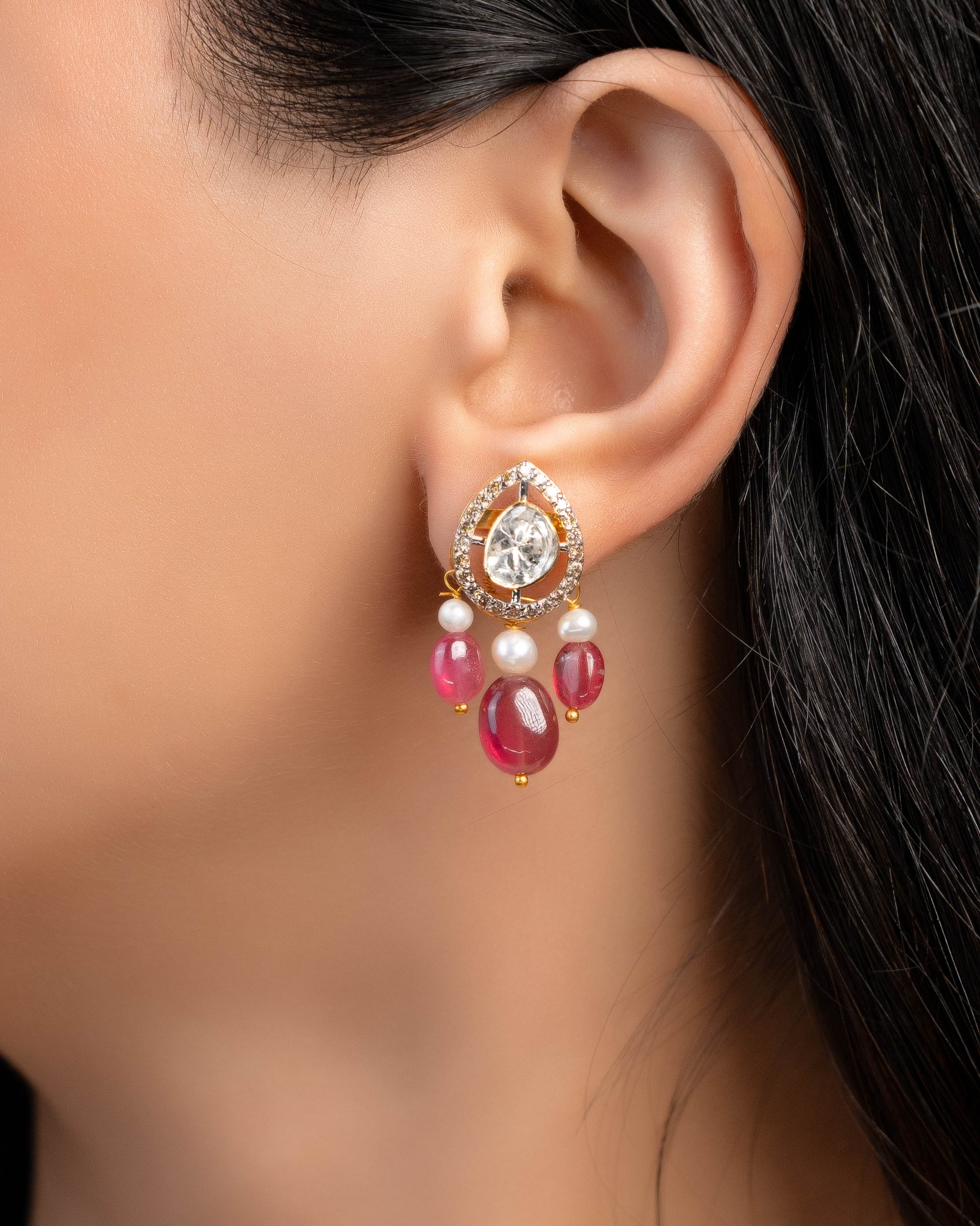 Tapasya Polki And Diamond Tops