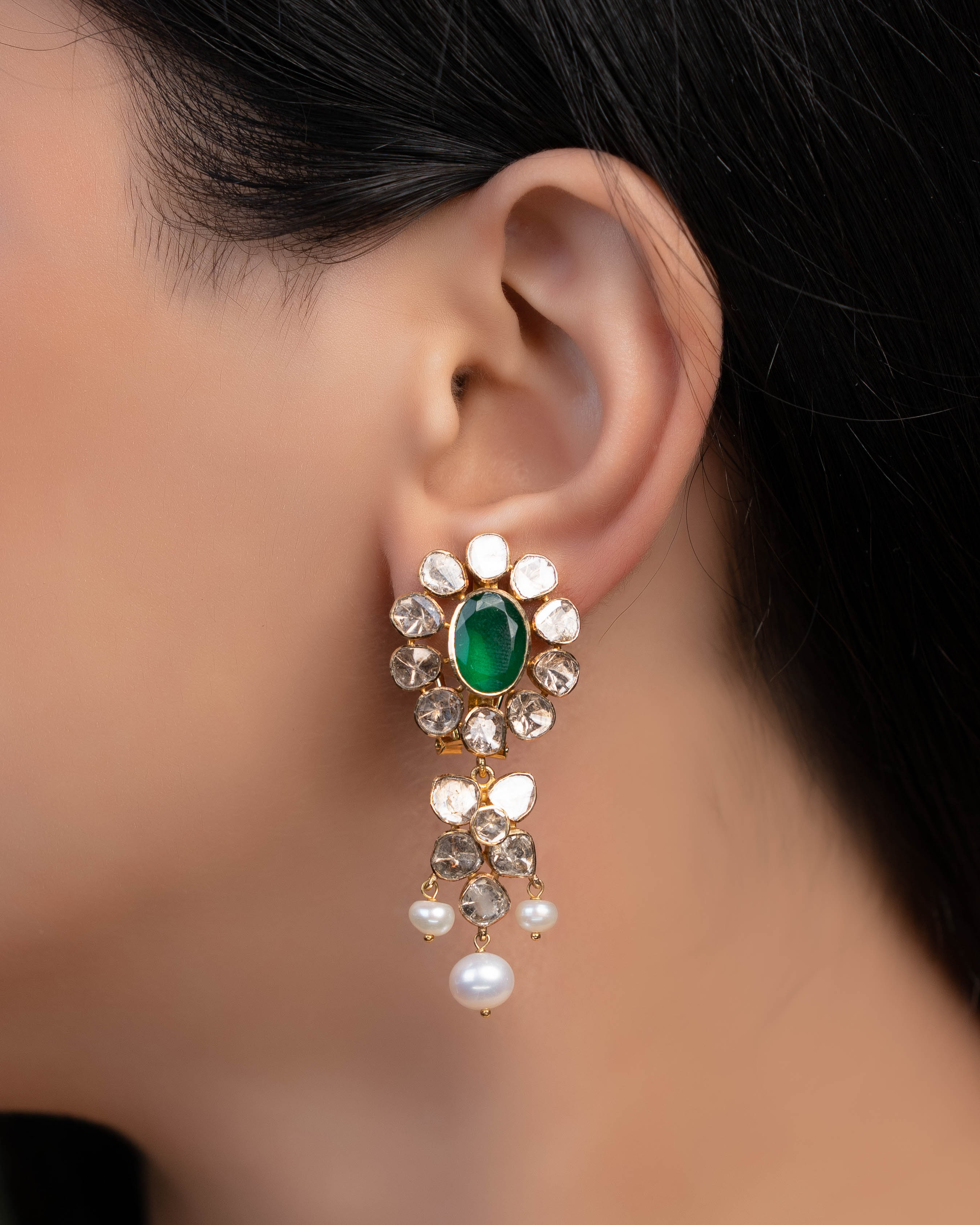 Kristina Polki Long Earrings