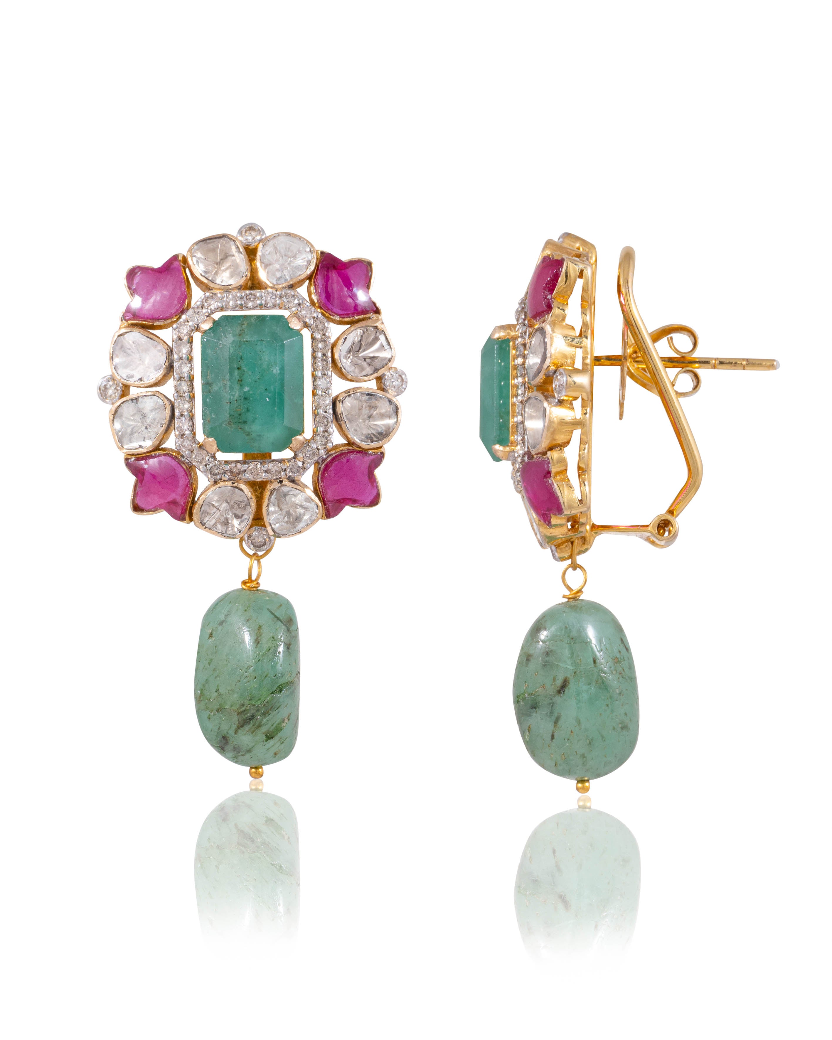 Faiza Polki And Diamond Tops