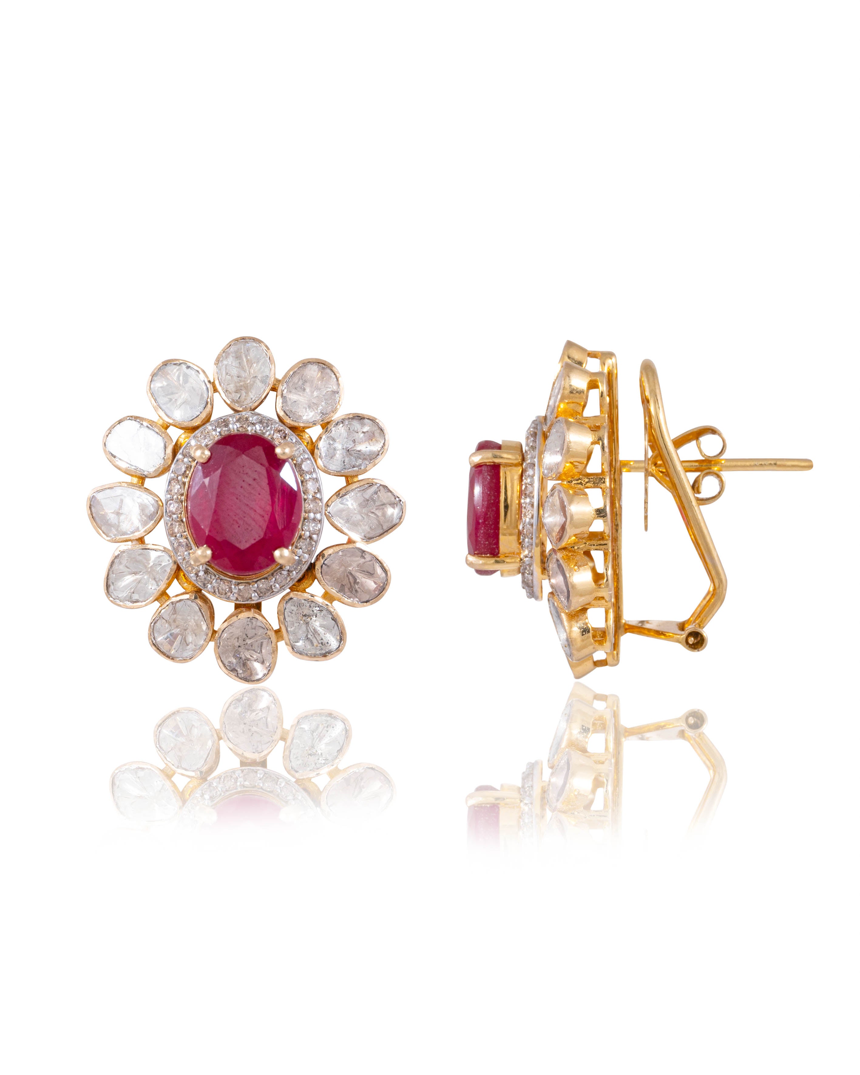 Sudiksha Polki And Diamond Tops