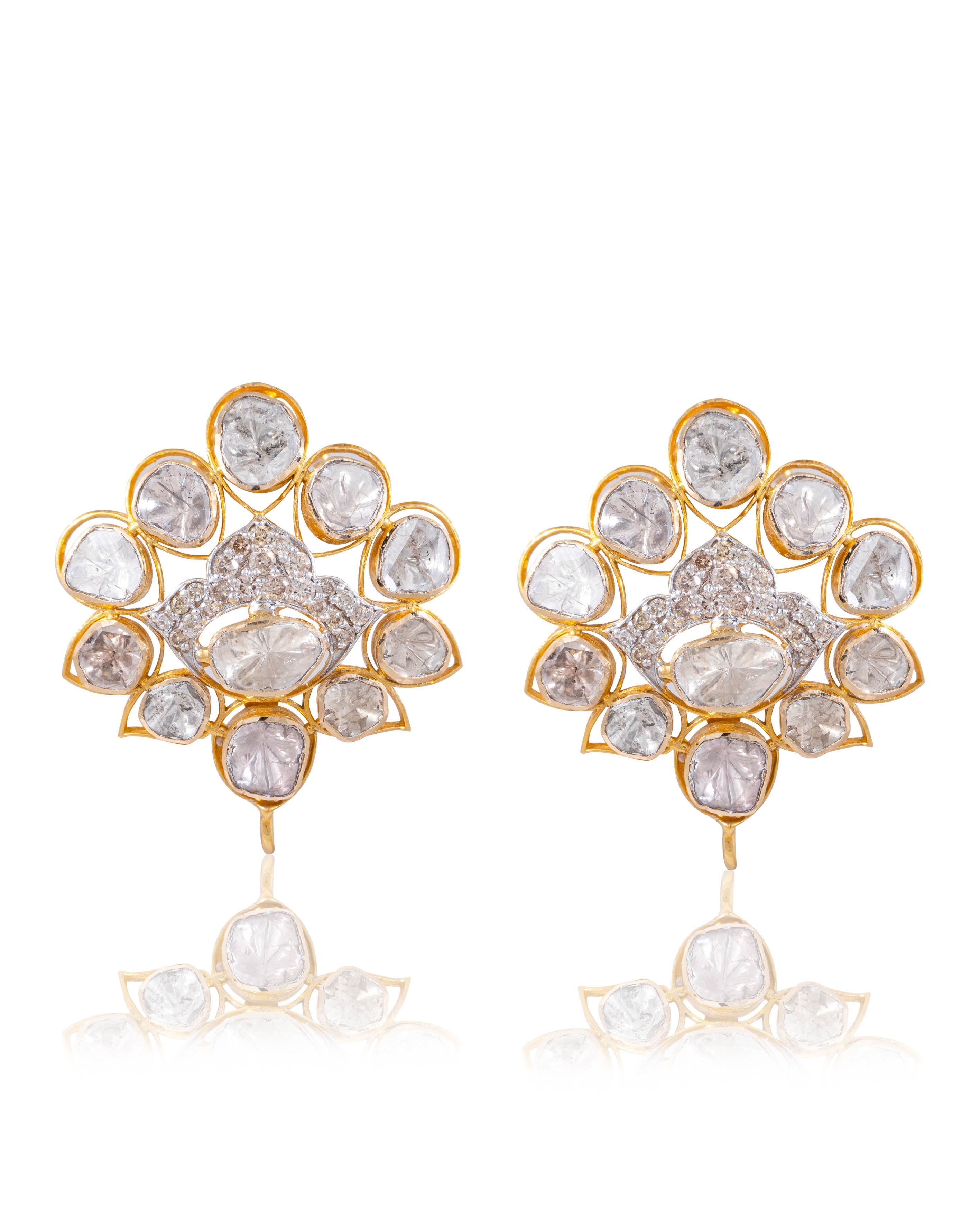 Trusha Polki And Diamond Tops