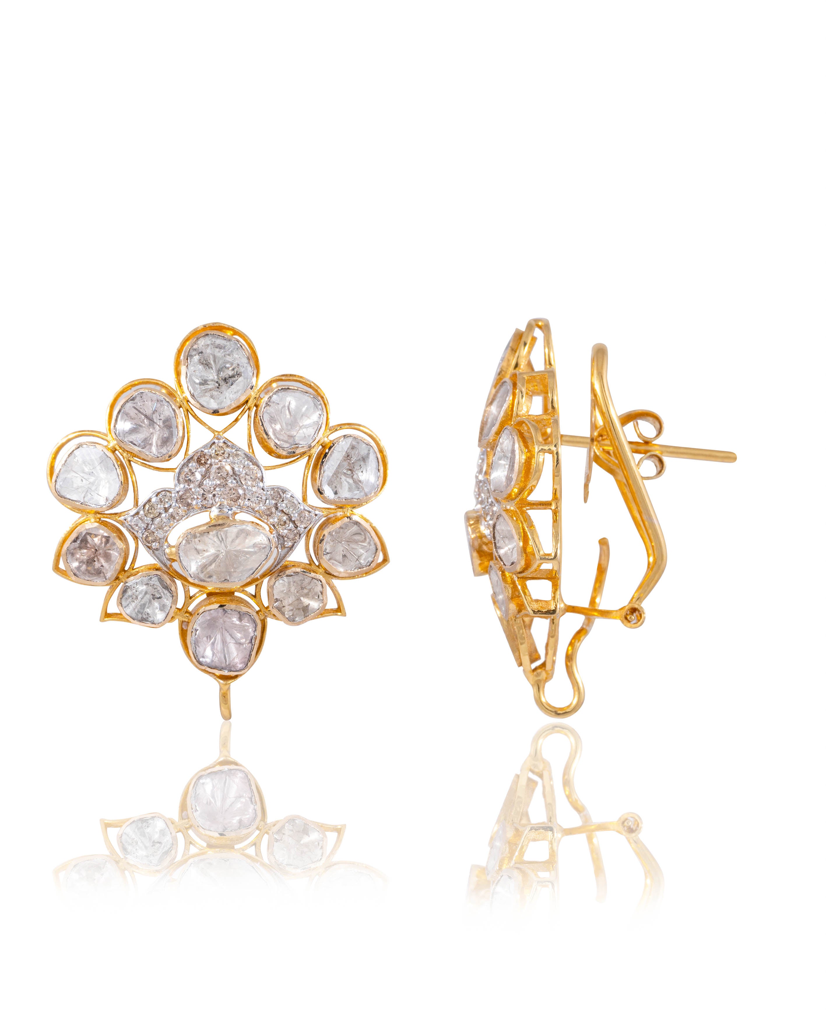 Trusha Polki And Diamond Tops