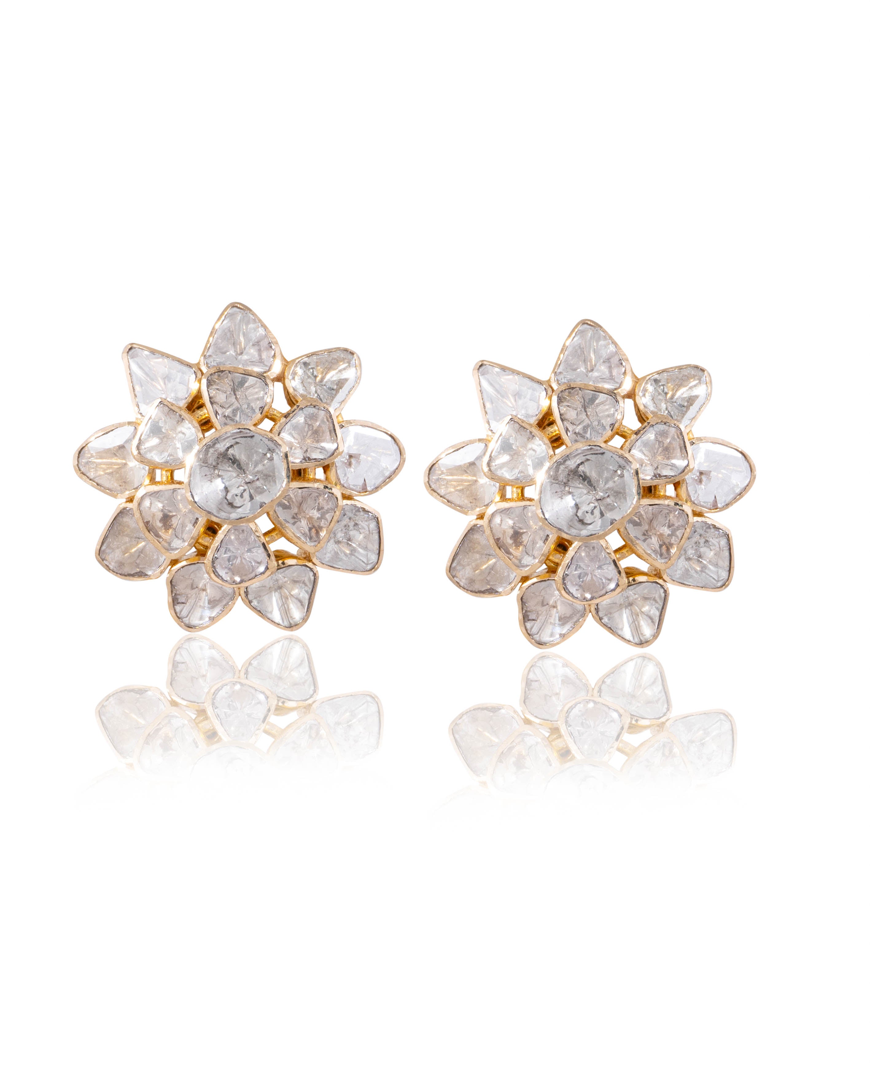 Zahida Bead Choker And Adhika Tops Polki Set