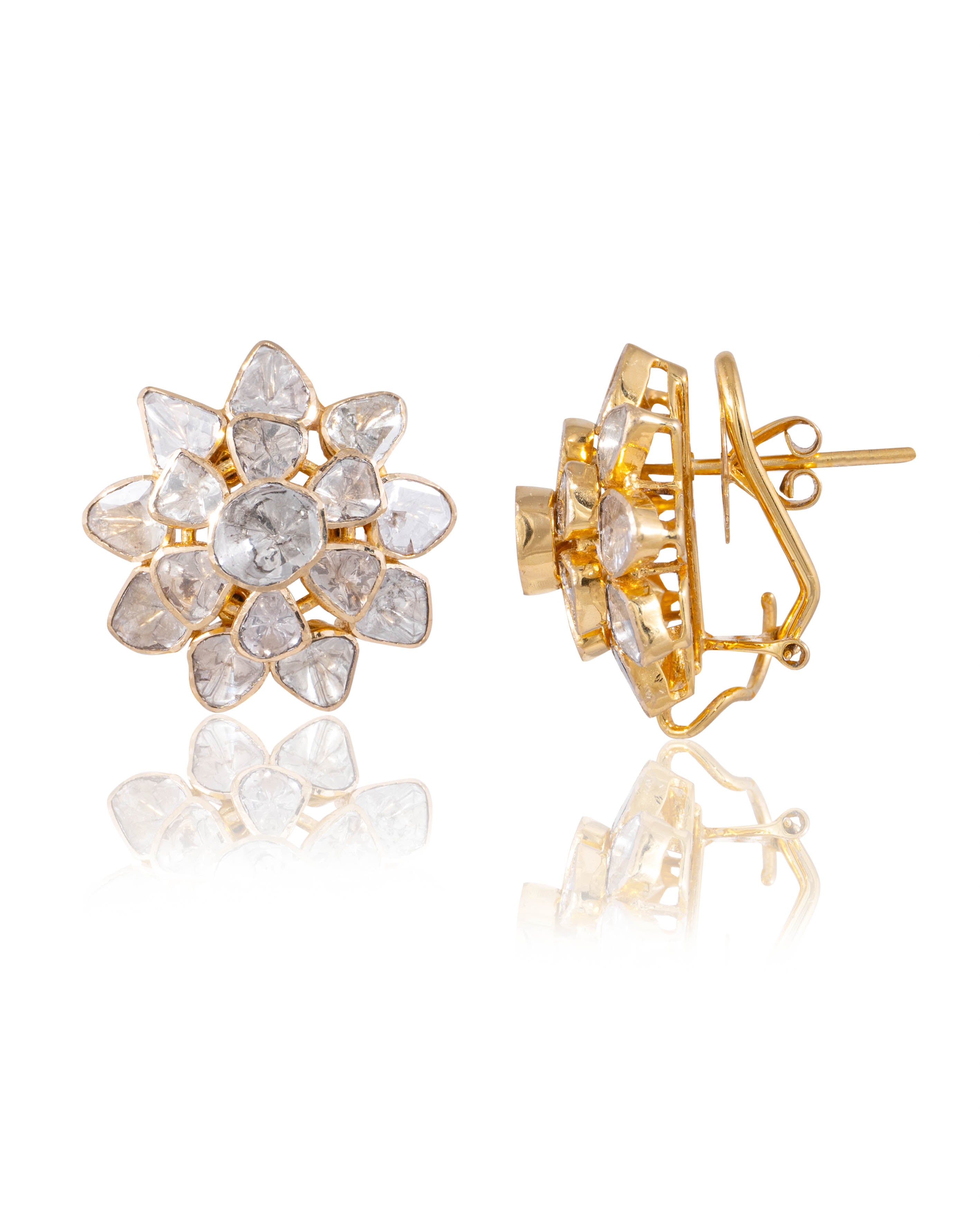 Zahida Bead Choker And Adhika Tops Polki Set