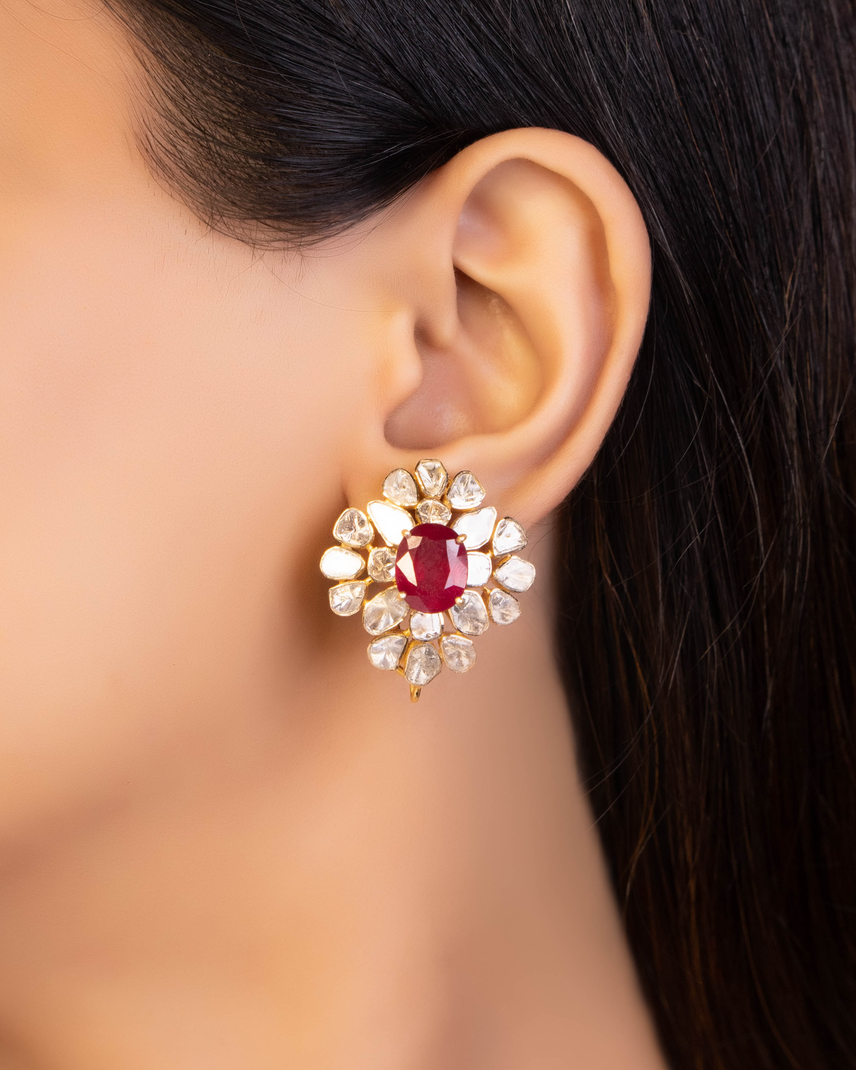 Arzia Choker And Saida Tops Polki Set