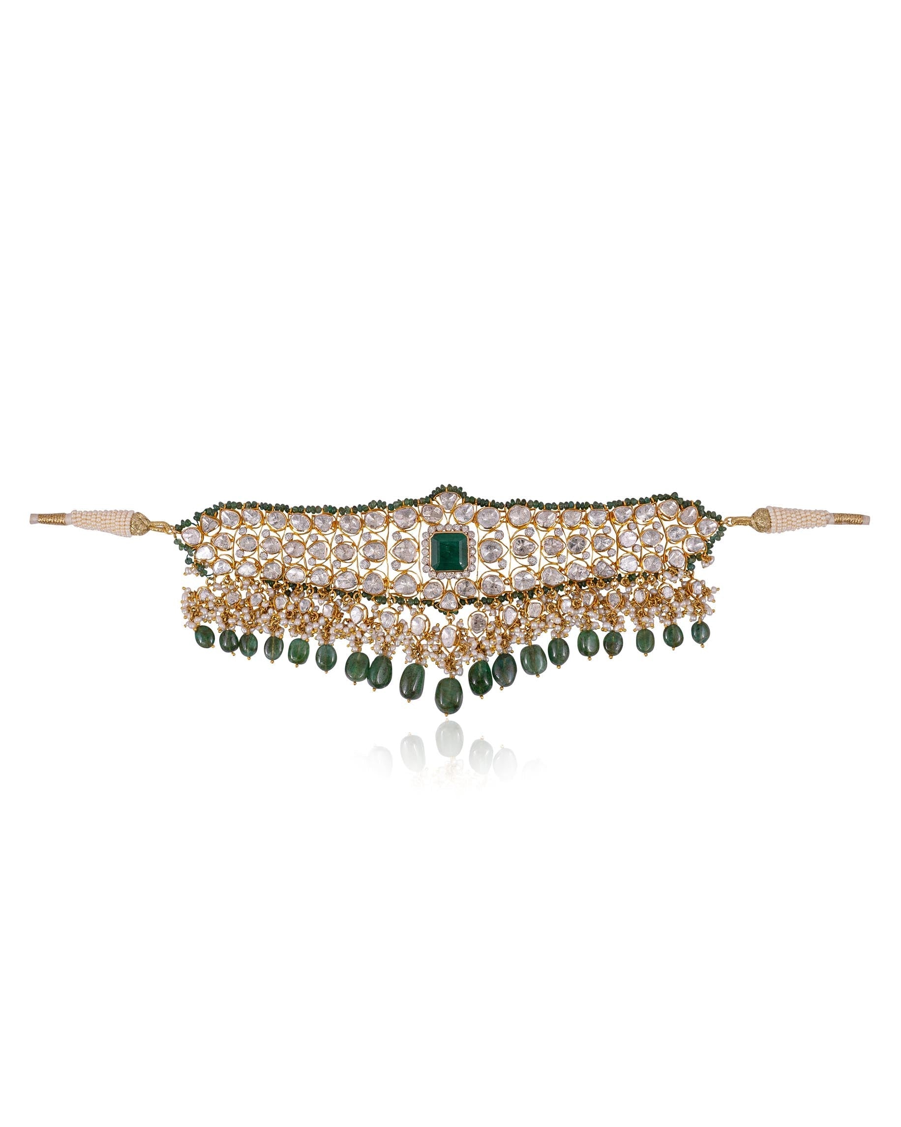 Raima Polki And Diamond Choker