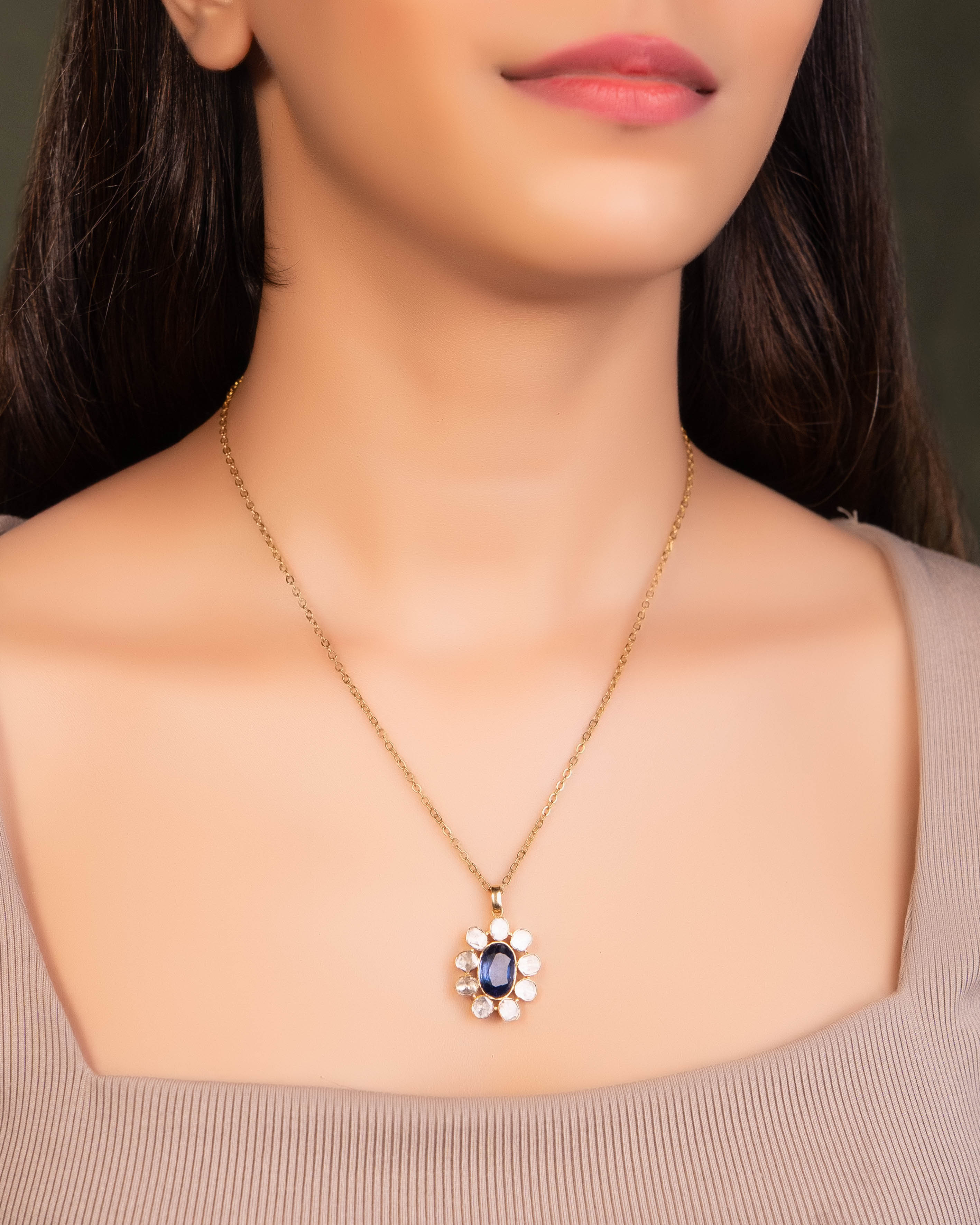 Mitali Polki Pendant - NO ORDERS