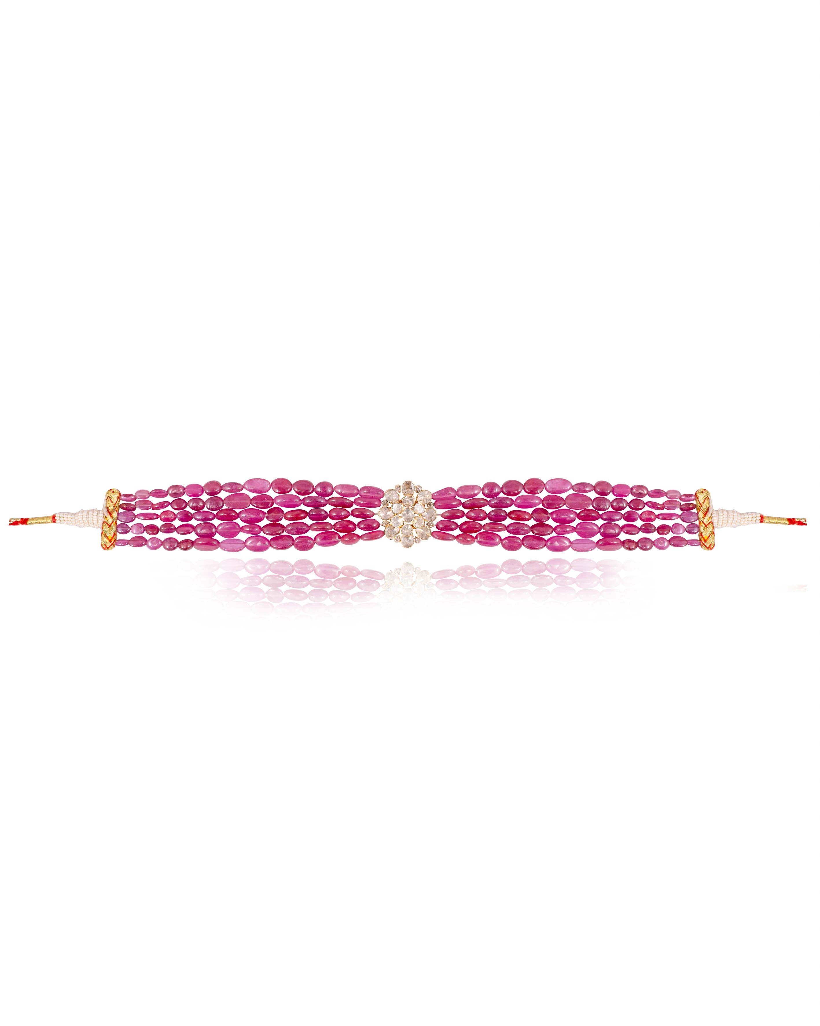 Huda Polki Bead Choker