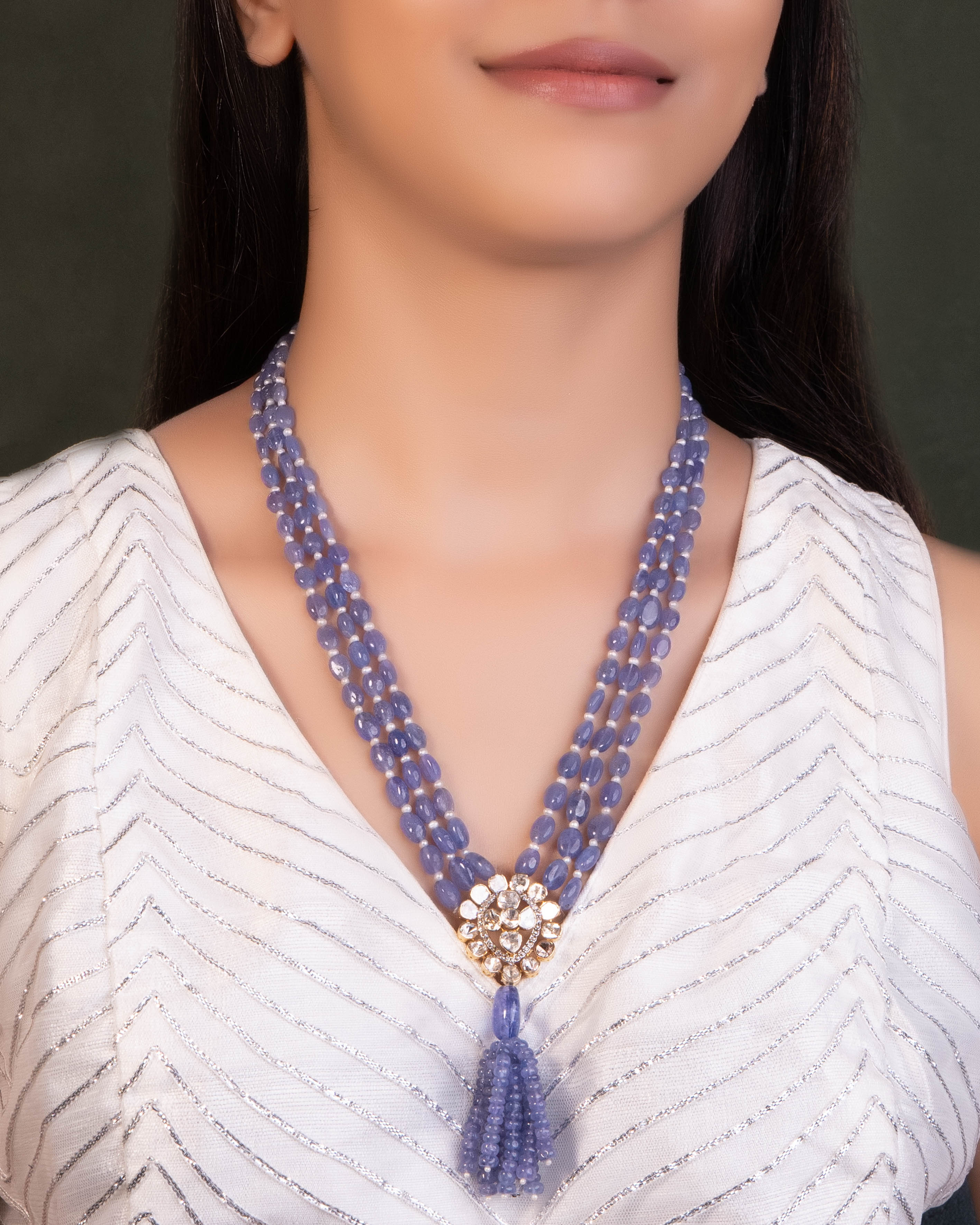 Virika Polki Bead Pendant