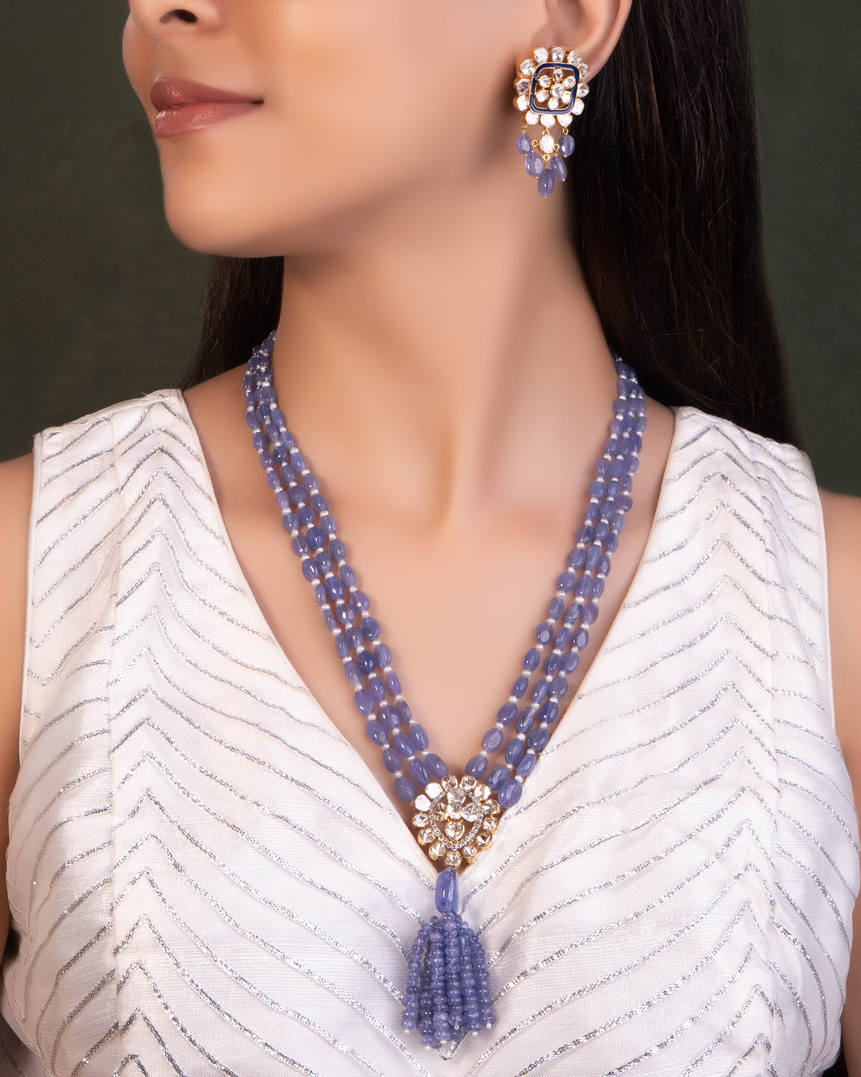 Virika Polki Bead Pendant