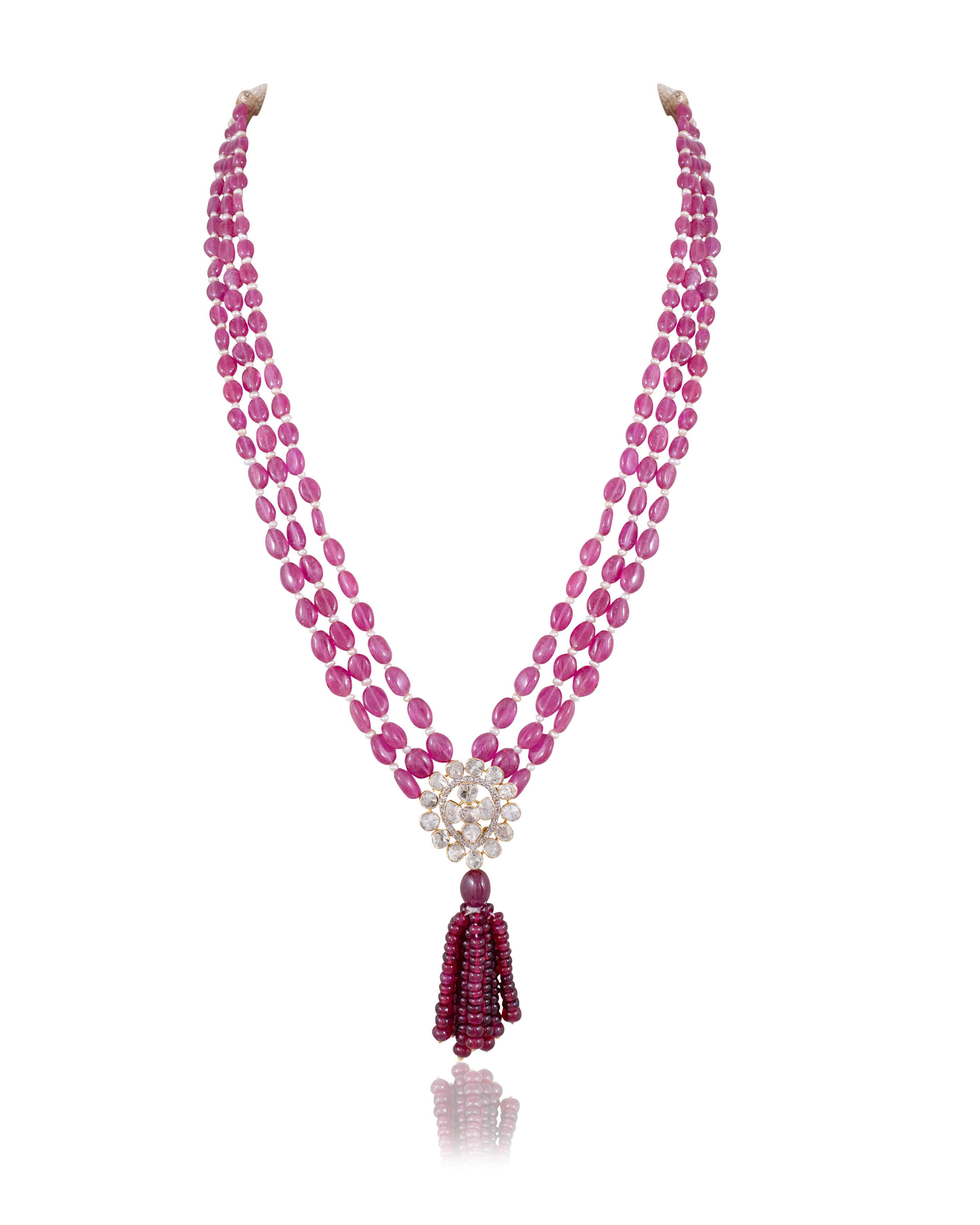 Vividha Polki Bead Pendant