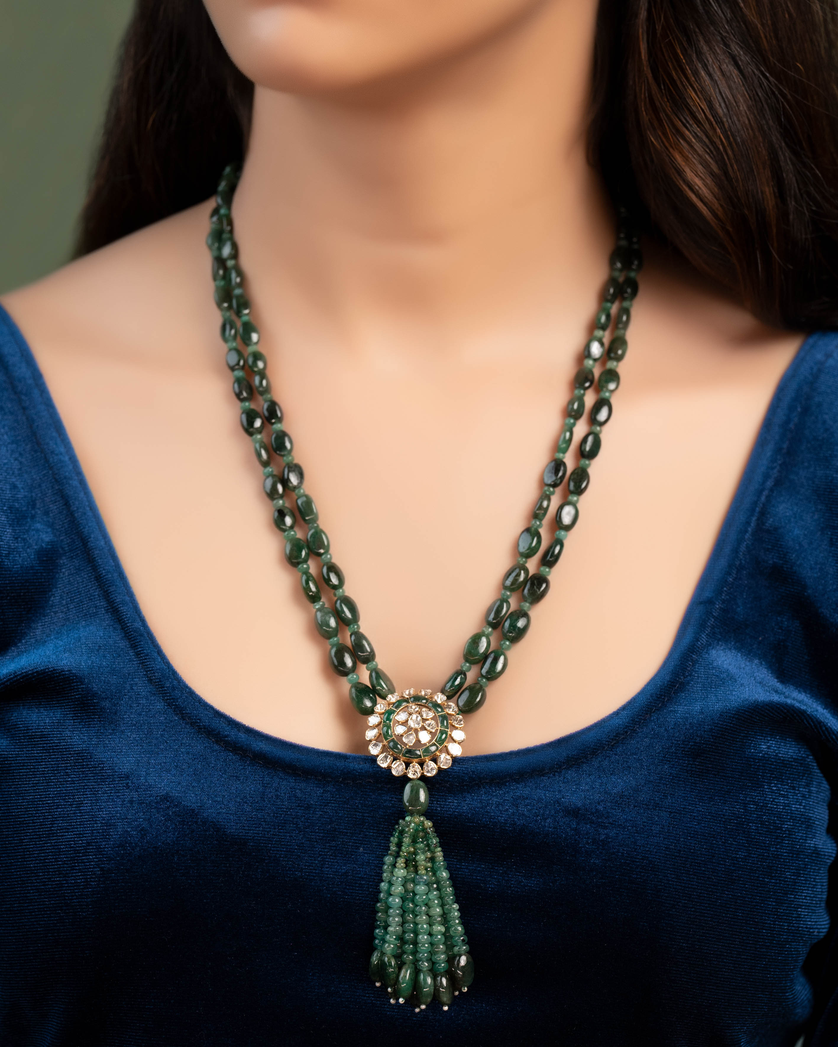 Yamini Polki Bead Pendant