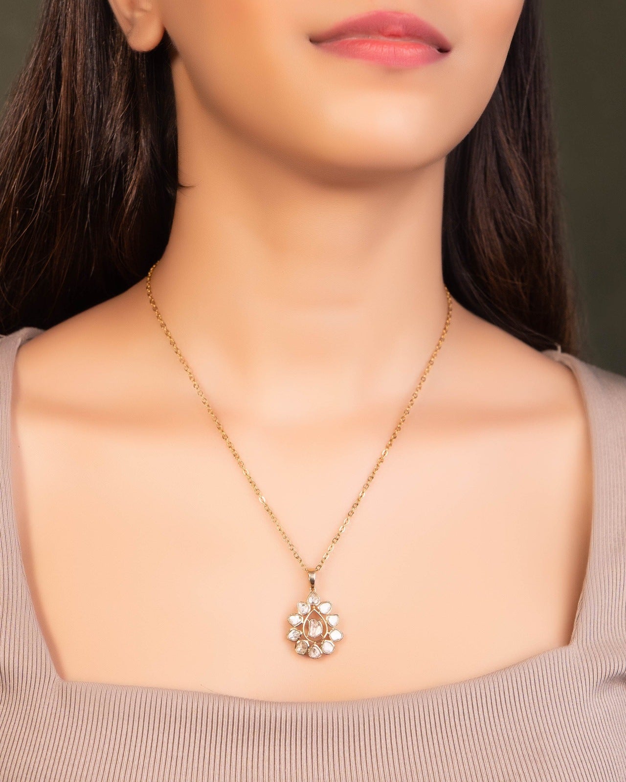 Kimza Polki Pendant - NO ORDERS