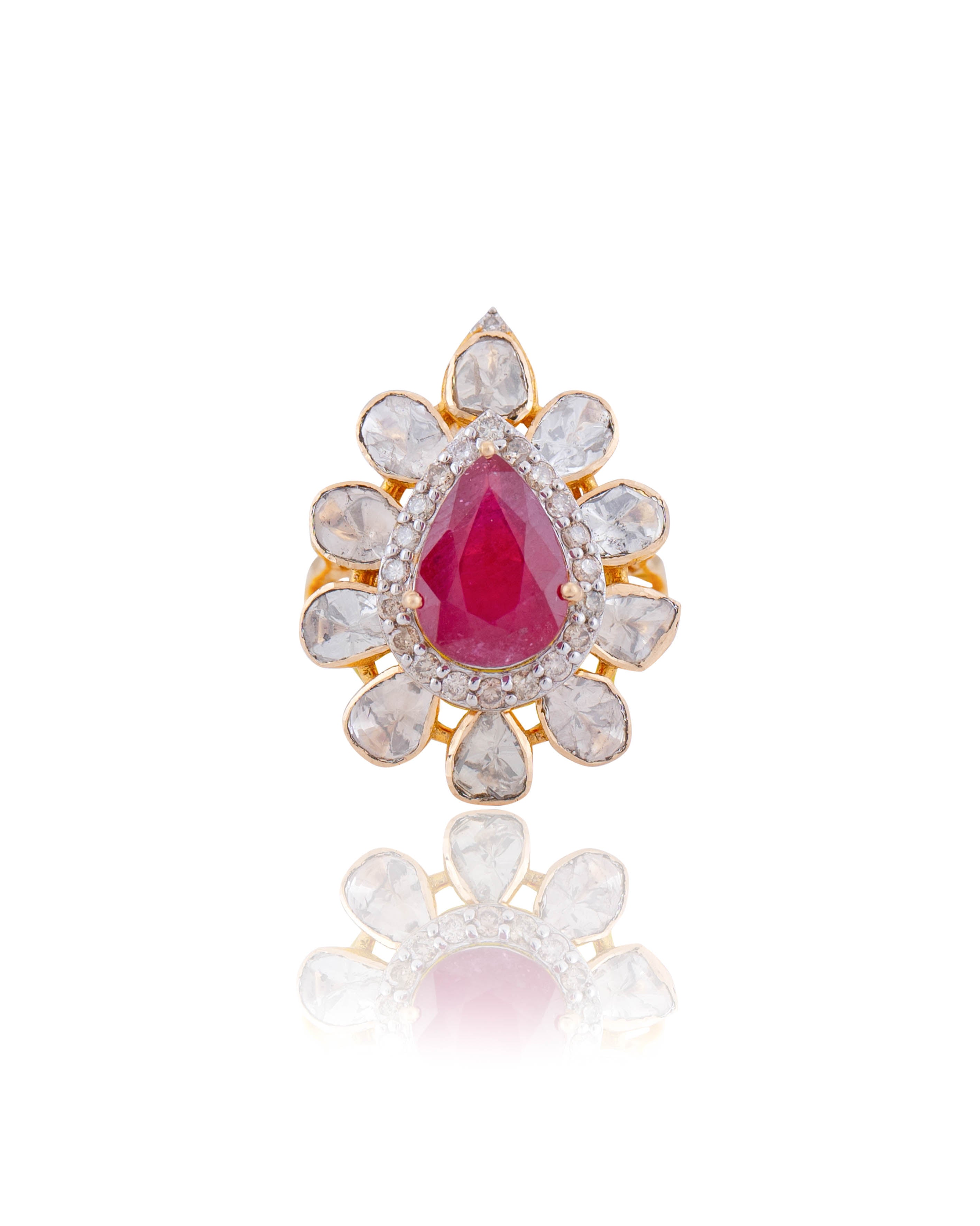 Aaradhya Polki And Diamond Rings