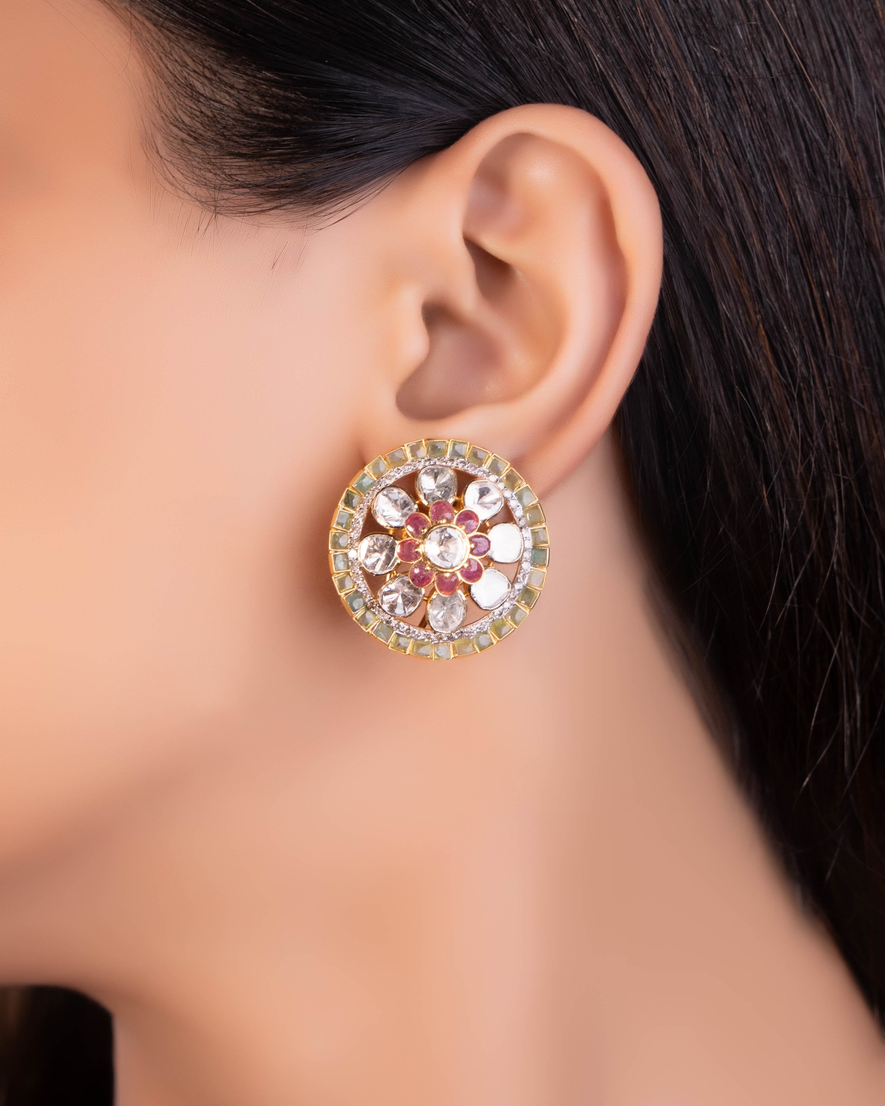 Tisha Polki And Diamond Tops